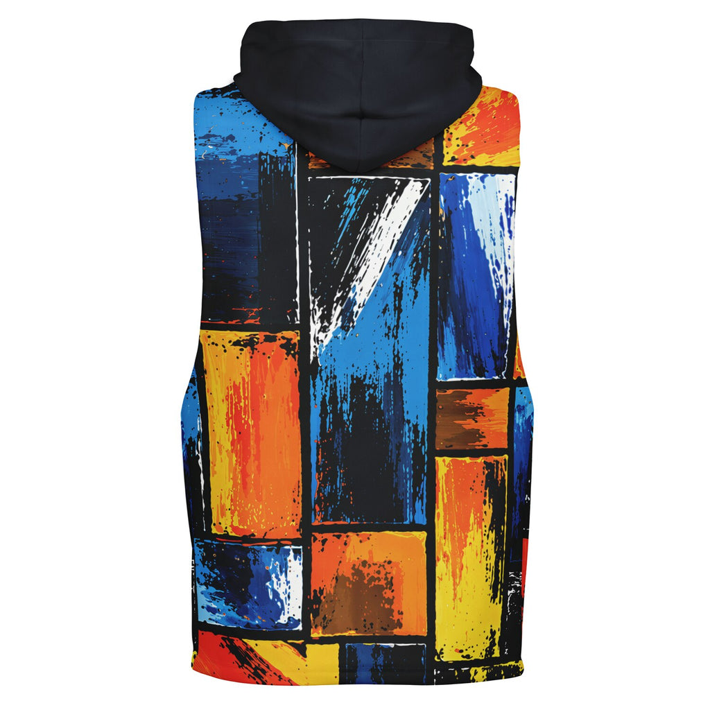 Hoodie, Not Basic Opal Abstract Armhole Hoodie