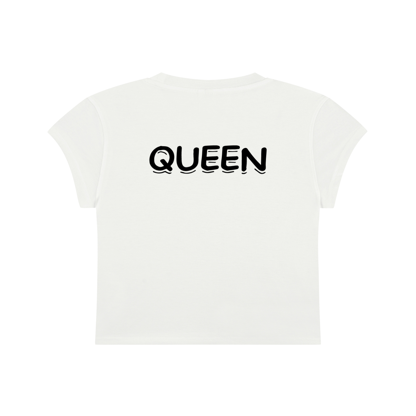 Not Silent Women's Slim-Fit Cropped T-Shirt - Good To Be Queen Tee
