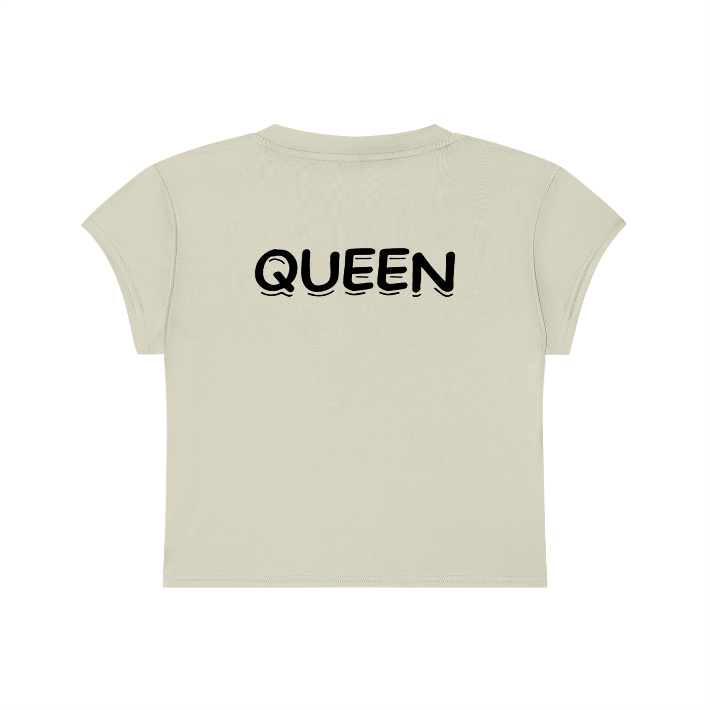 Not Silent Women's Slim-Fit Cropped T-Shirt - Good To Be Queen Tee