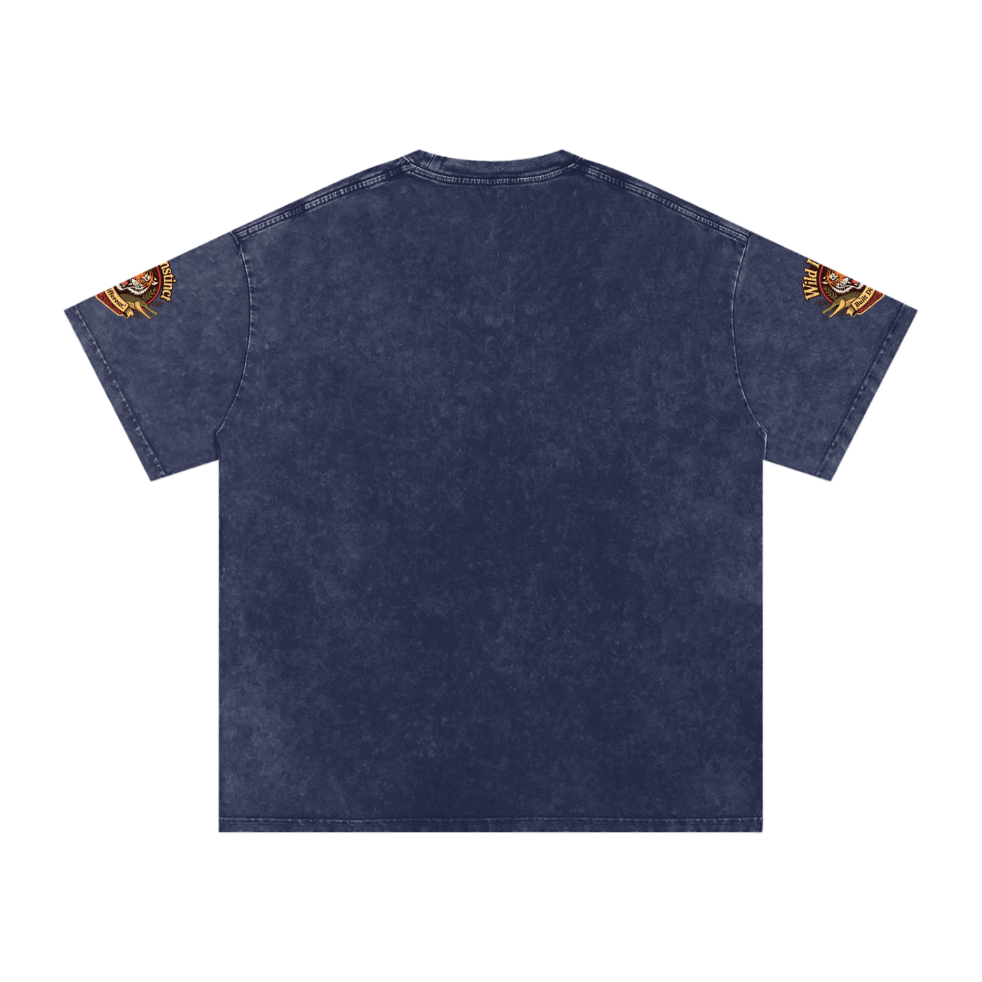Not Easily Tamed Snow Washed Oversized Cotton T-Shirt