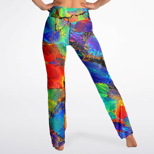 Flare Leggings, Not Boring Opal Electric Leggings