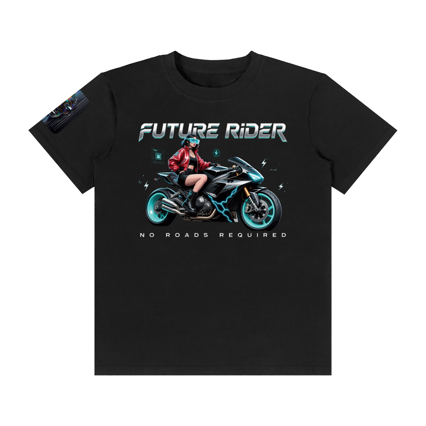 T-Shirt, Not Your Average Future Rider Crew Neck CottonTee