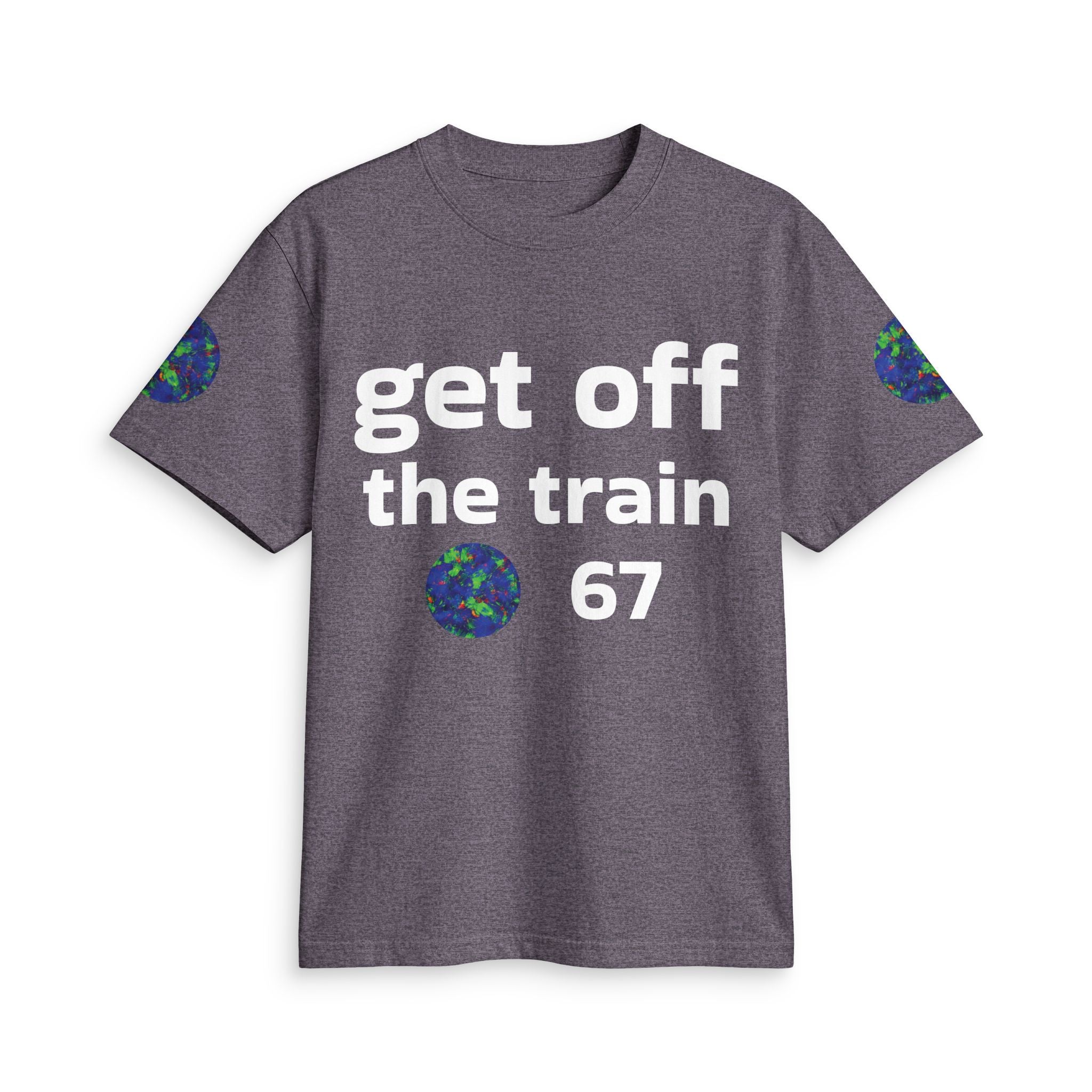 Not Just Shelf Filler Get Off the Train 67 T‑Shirt — 'doop de doop' Graphic Tee