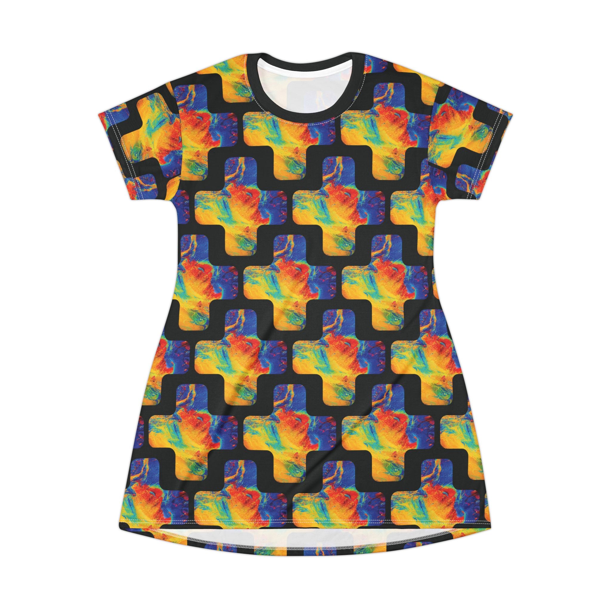 Not Your Average Colour Circuit T-Shirt Dress