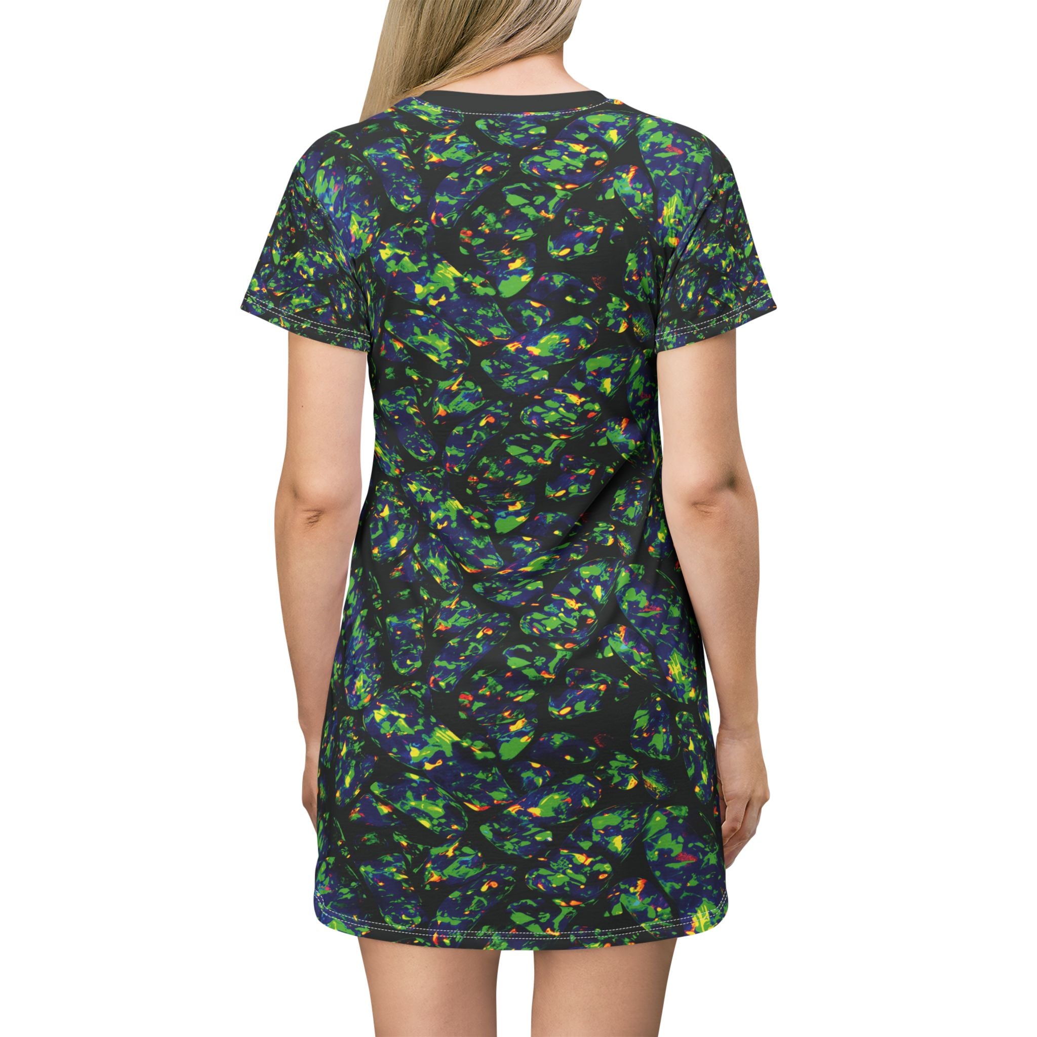 Opal Galaxy T-Shirt Dress All-Over Print