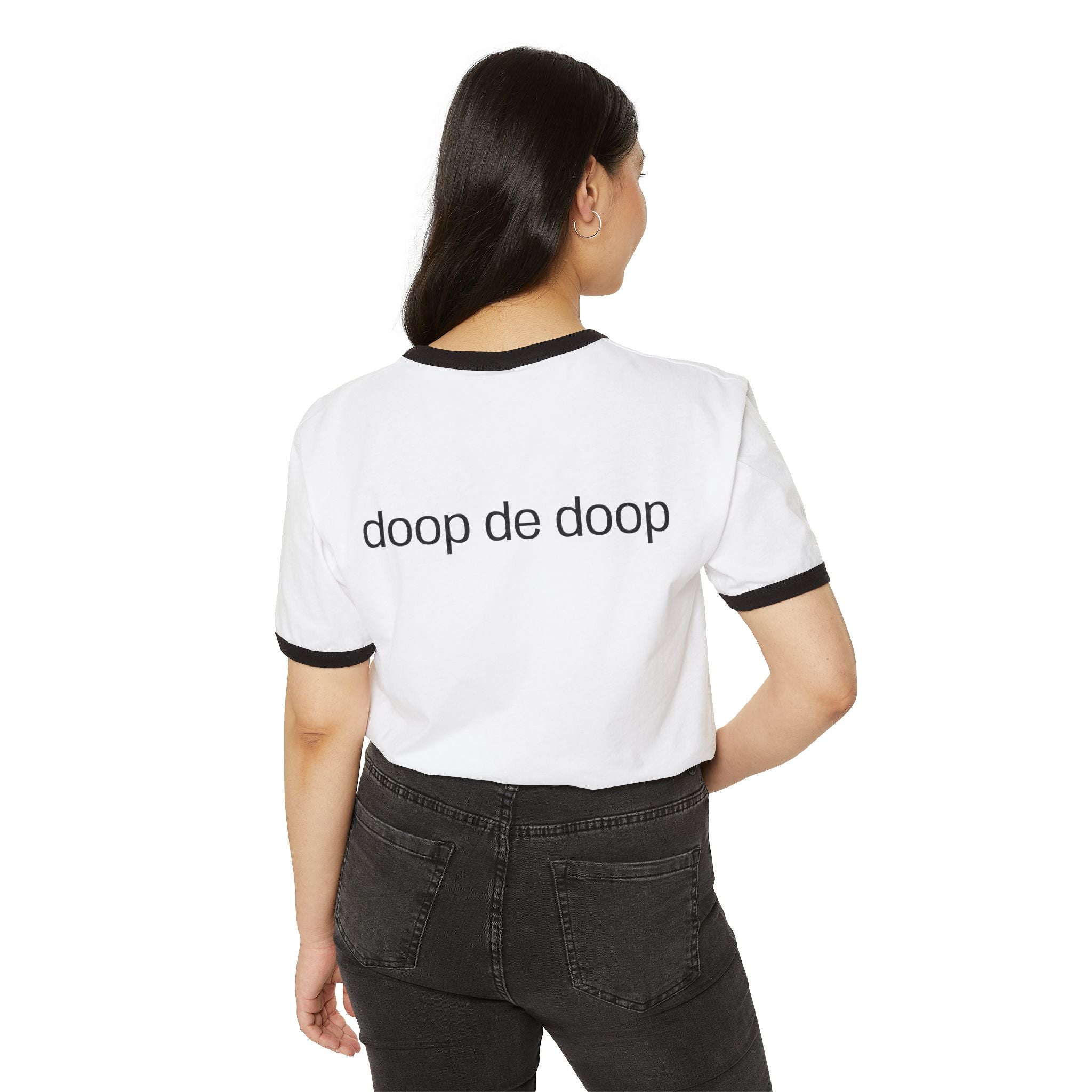 Not From The Same Rack Everybody Watching Me Ringer Tee Eye Graphic T-Shirt