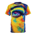 Electric Gaze Opal Tee Vibrant Art T-Shirt