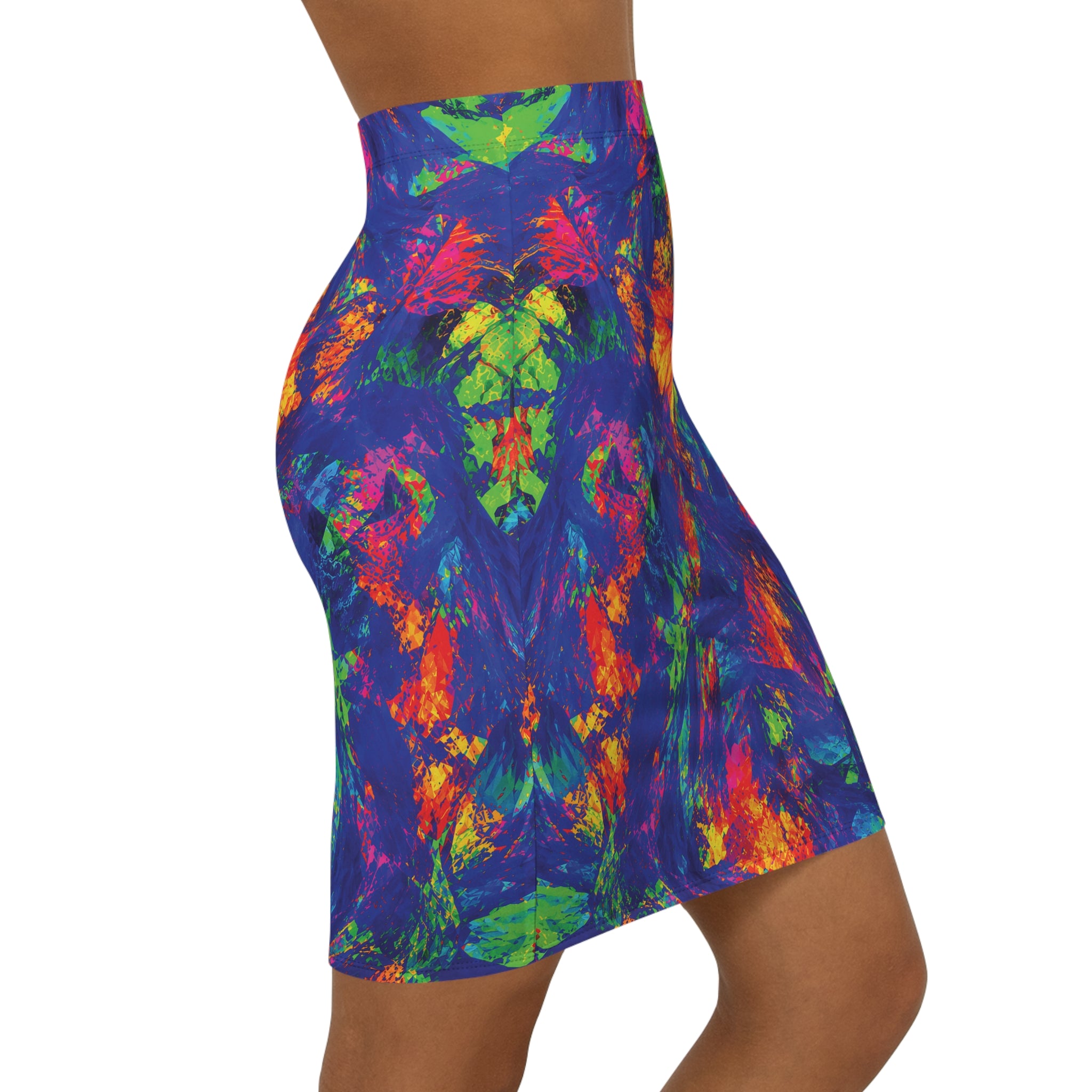 Electric Reef Opal Pencil Skirt