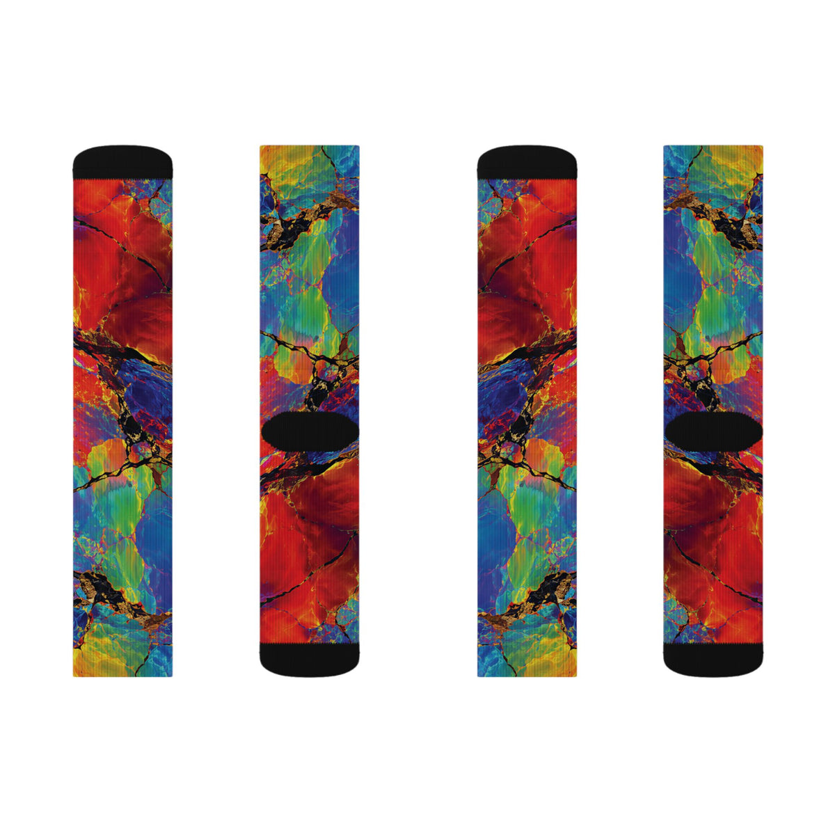 Socks, The Coolest Vibrant Art Crew Socks in Town