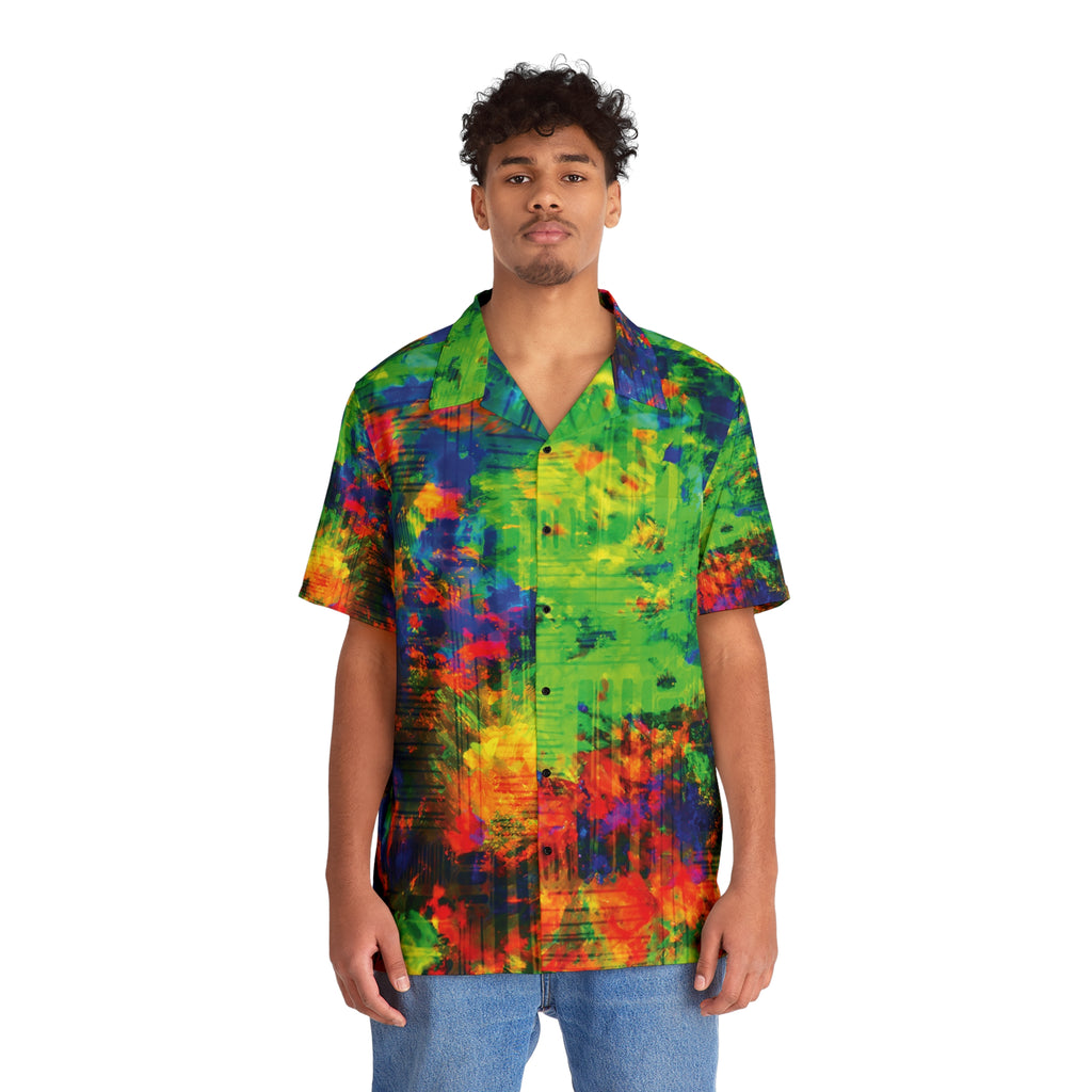 Not Wearing The Same As Everyone Coober Opal Neon Tropics Hawaiian Shirt