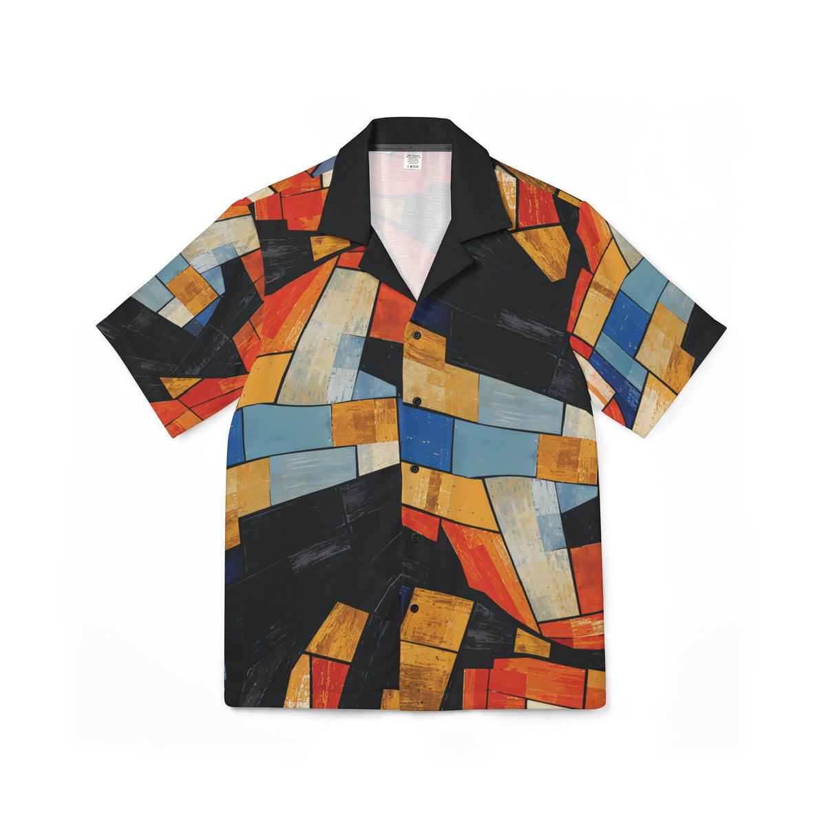 Hawaiian Shirt, Not Your Basic Opal Patchwork Hawaiian Shirt