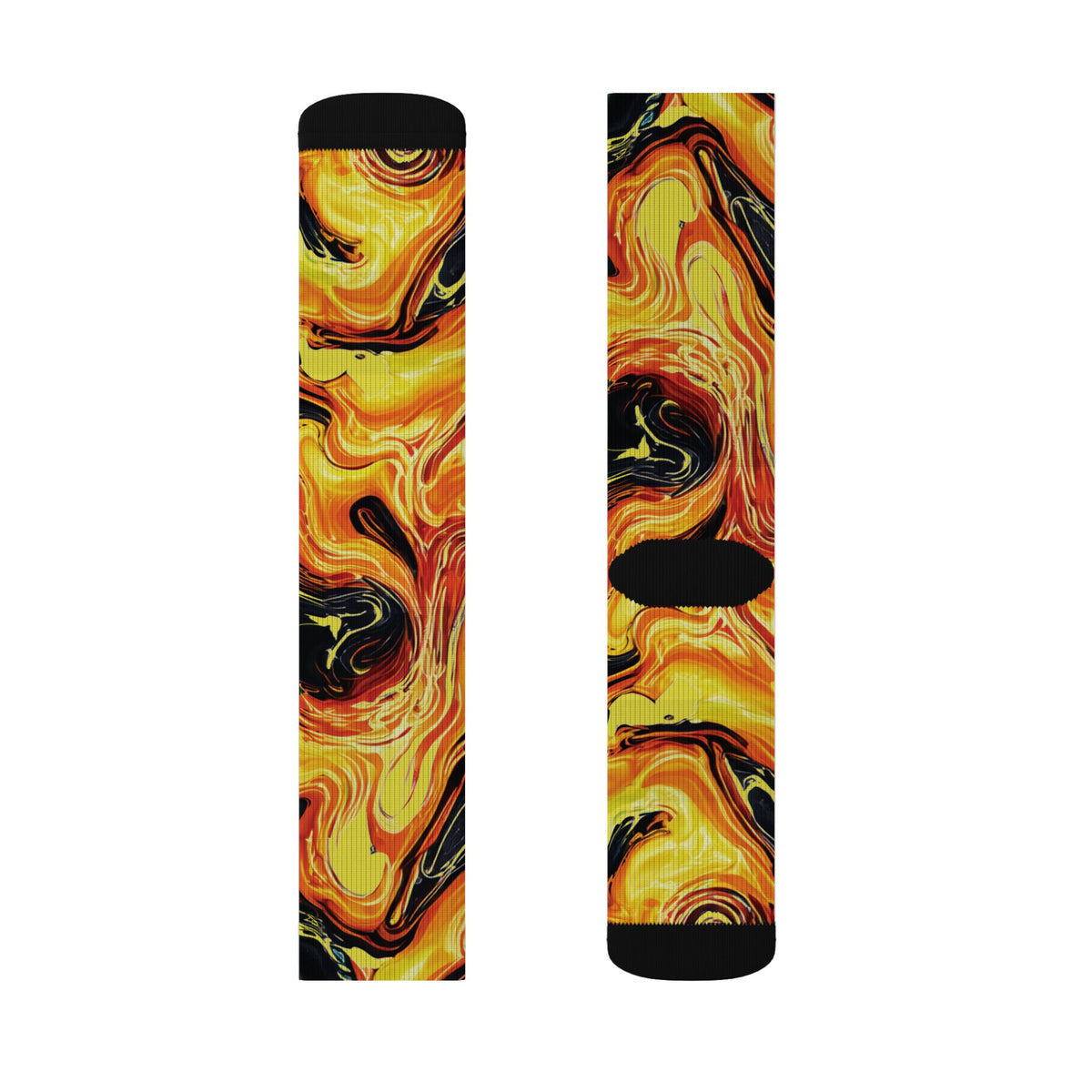 Socks, The Coolest Inferno Swirl Crew Socks