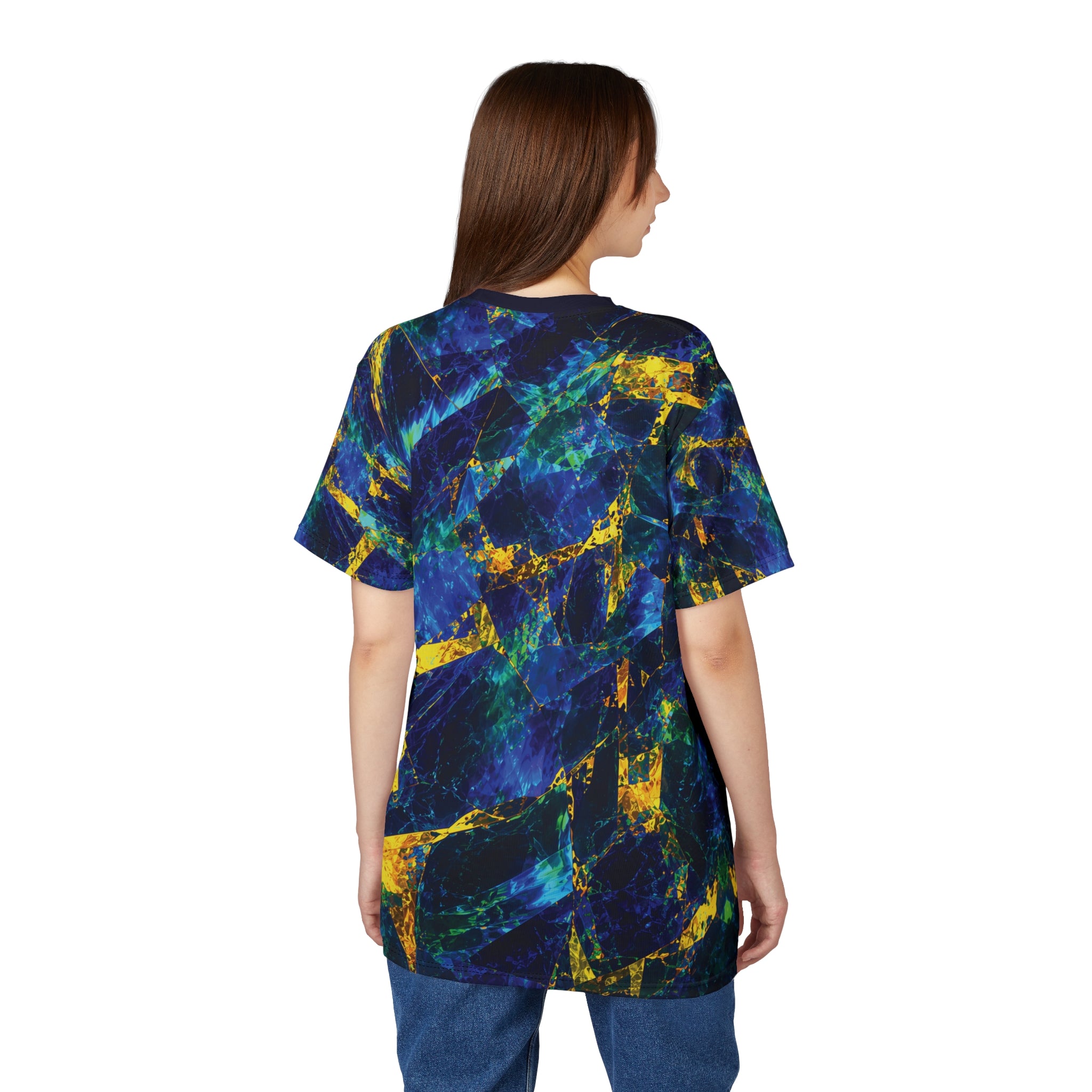 Blue Green Opal Tee Abyssal Gold Shard T-Shirt
