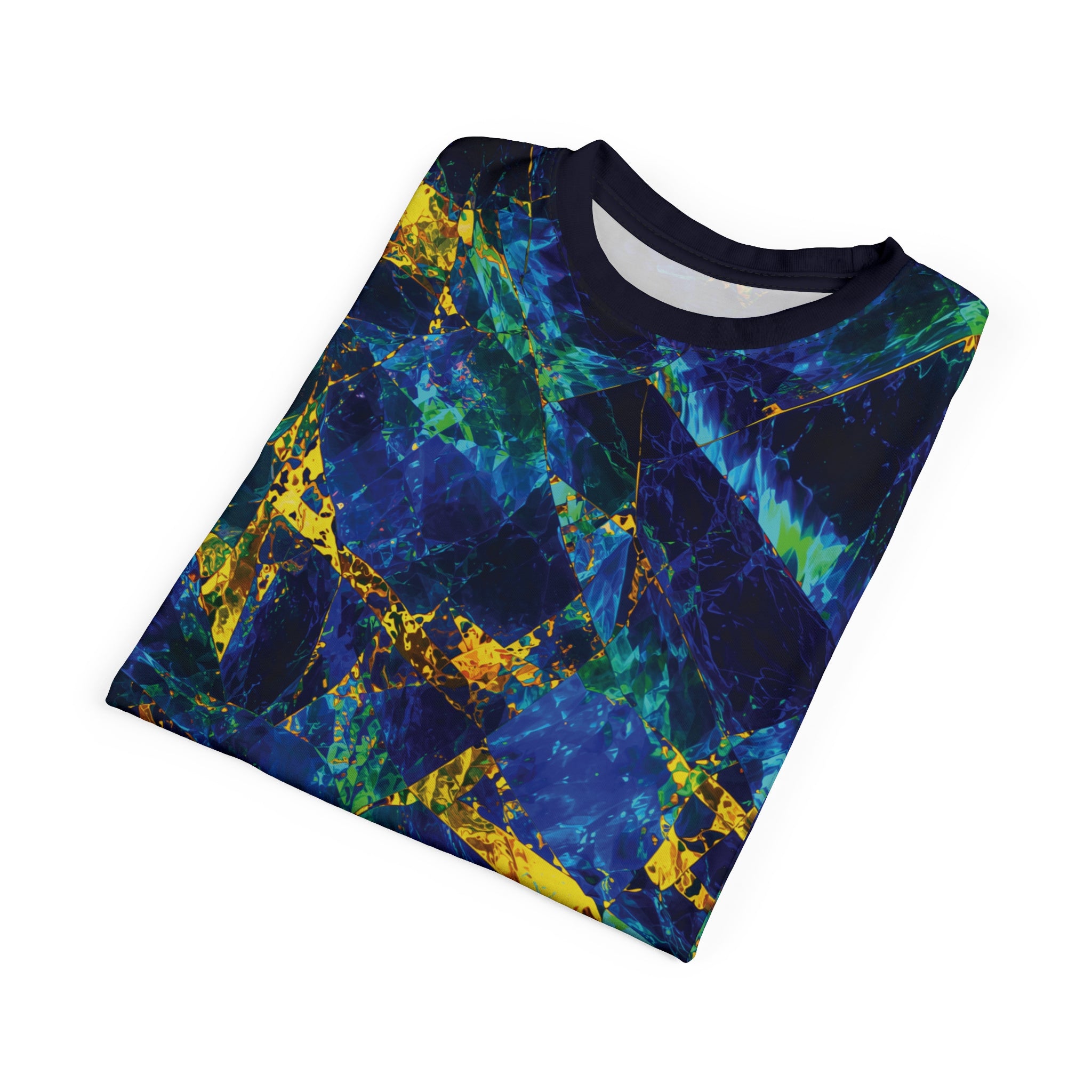 Blue Green Opal Tee Abyssal Gold Shard T-Shirt