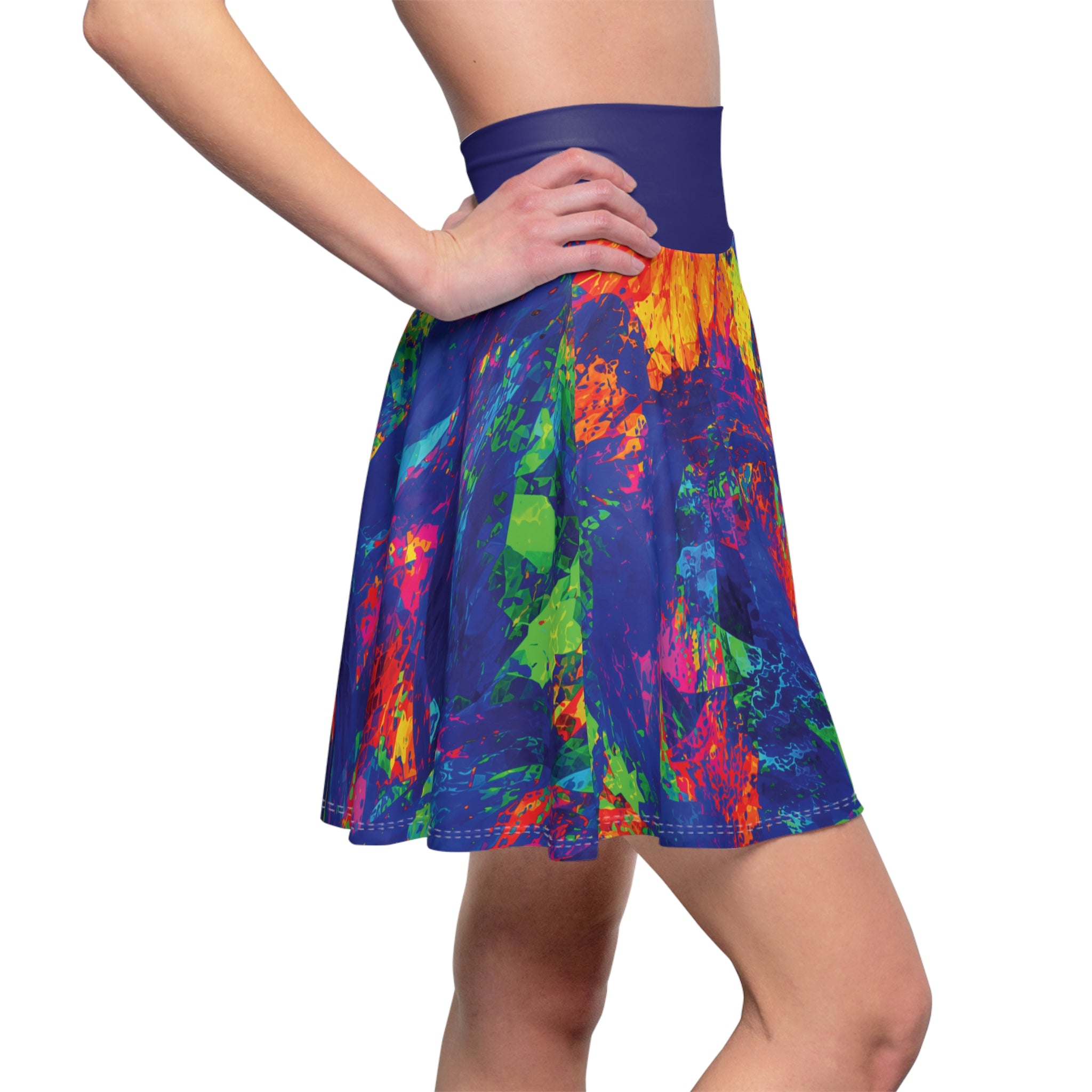 Electric Nightfall Skater Skirt