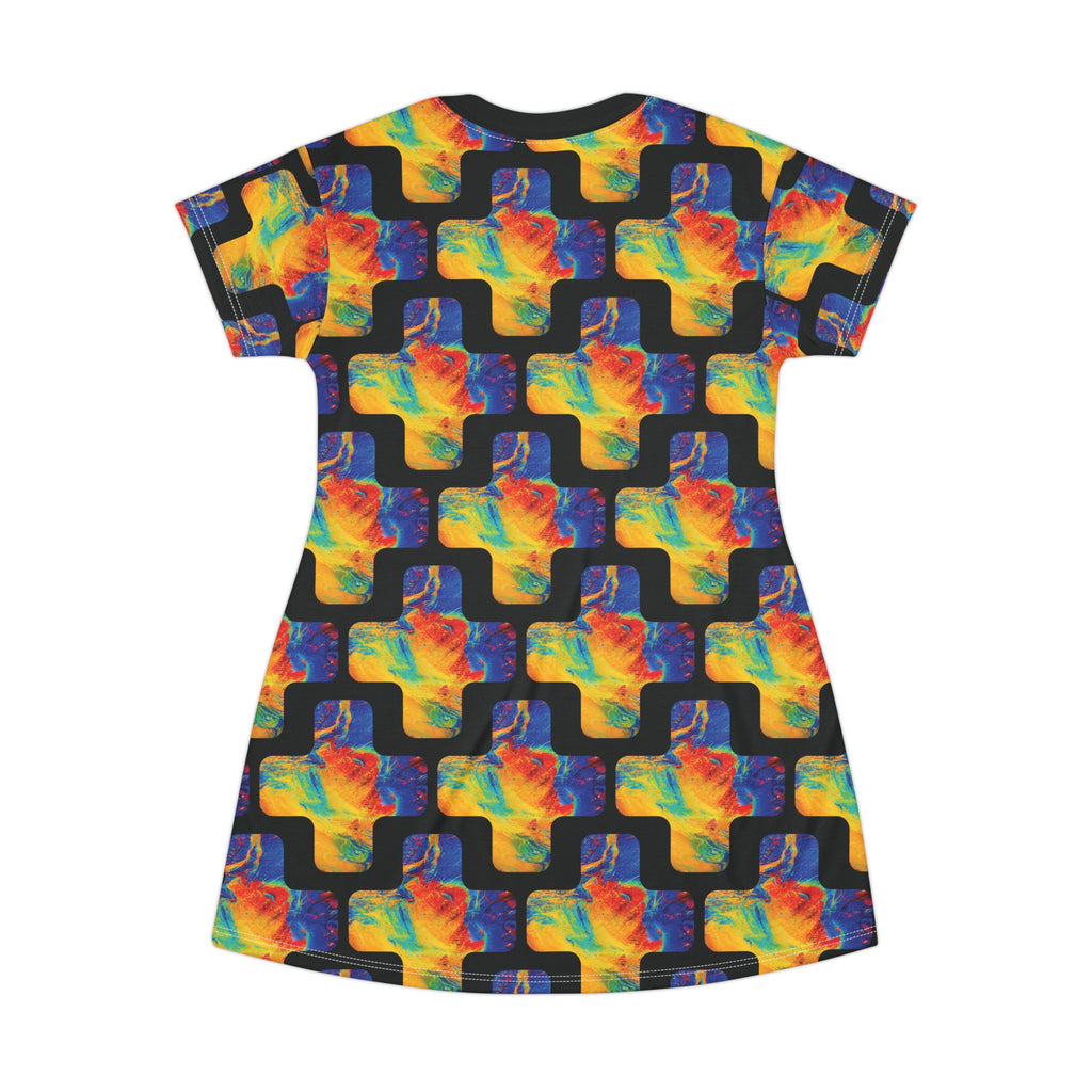 Not Your Average Colour Circuit T-Shirt Dress