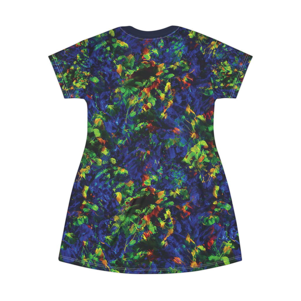 Opal Neon Floral T-Shirt Dress