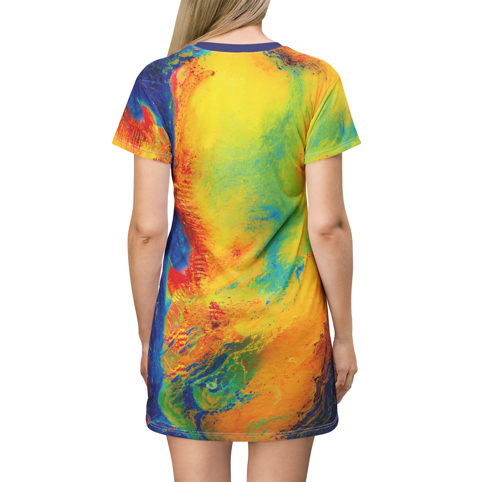 Opalface Vibrant Eye T-Shirt Dress