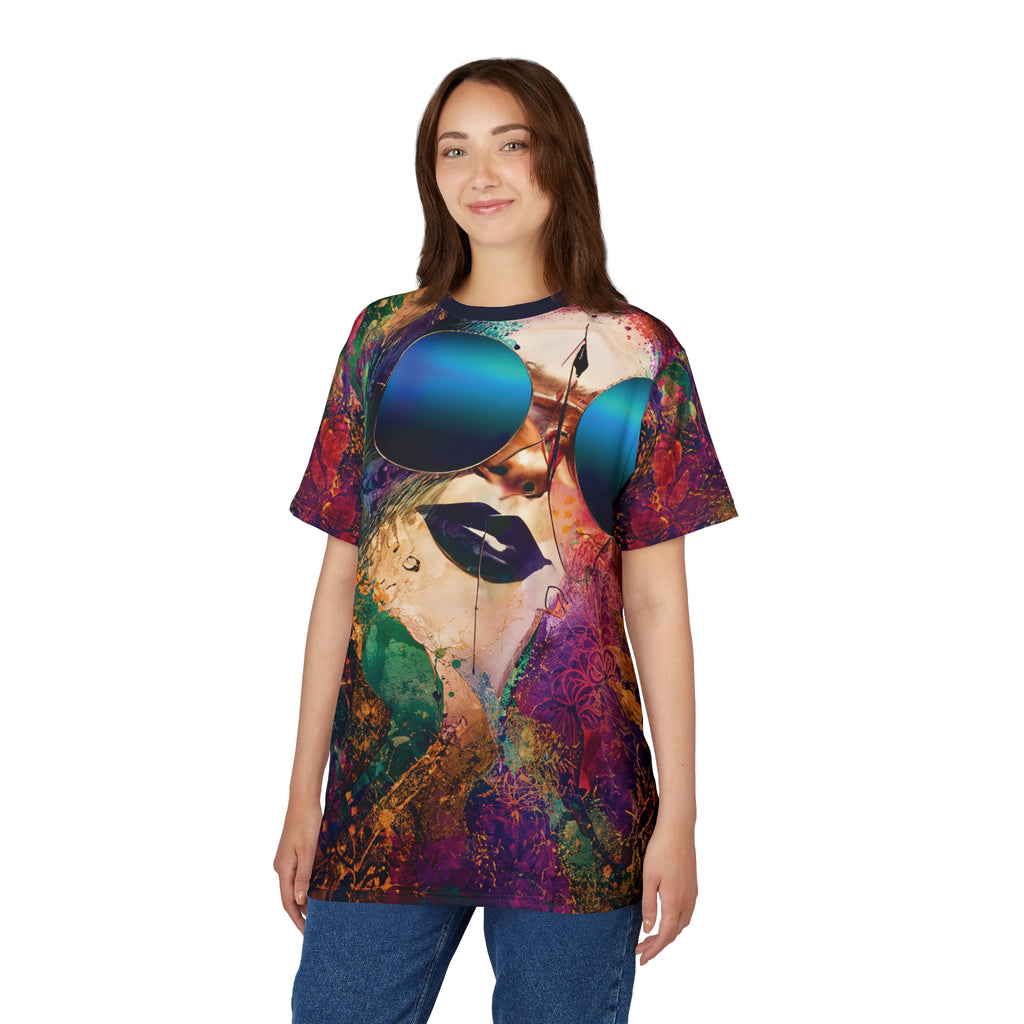 Mirage Muse Opal Tee Vibrant Sunglass Art T-Shirt