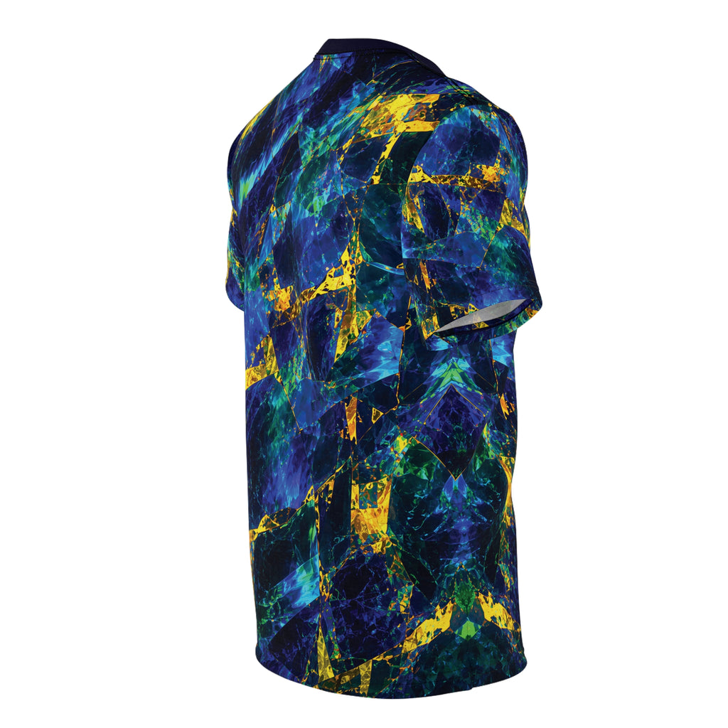 Blue Green Opal Tee Abyssal Gold Shard T-Shirt