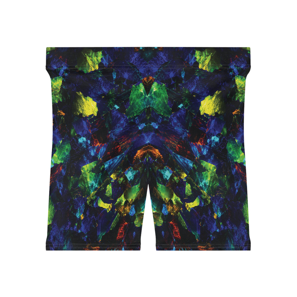 Neon Quarry Opal Biker Shorts
