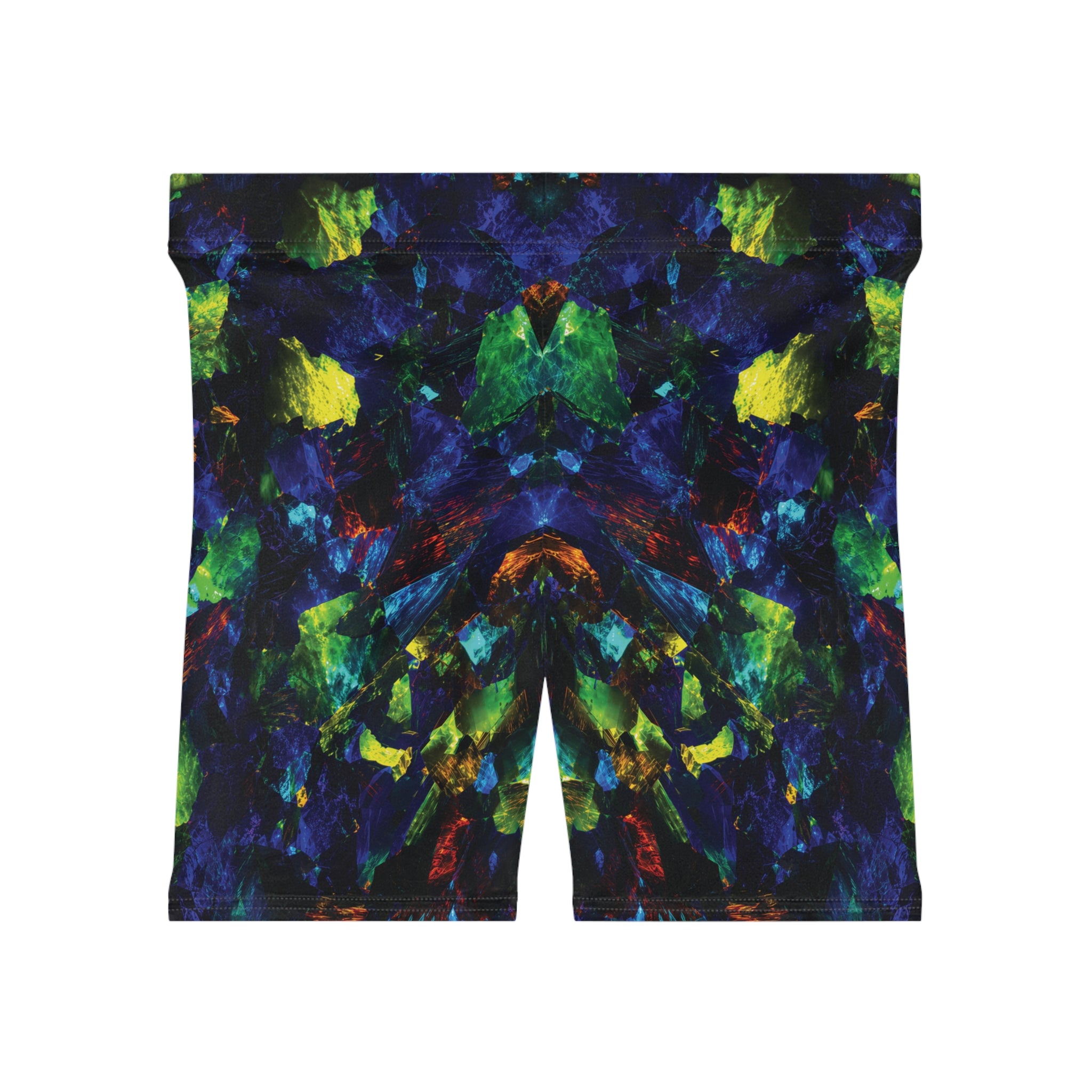 Neon Quarry Opal Biker Shorts
