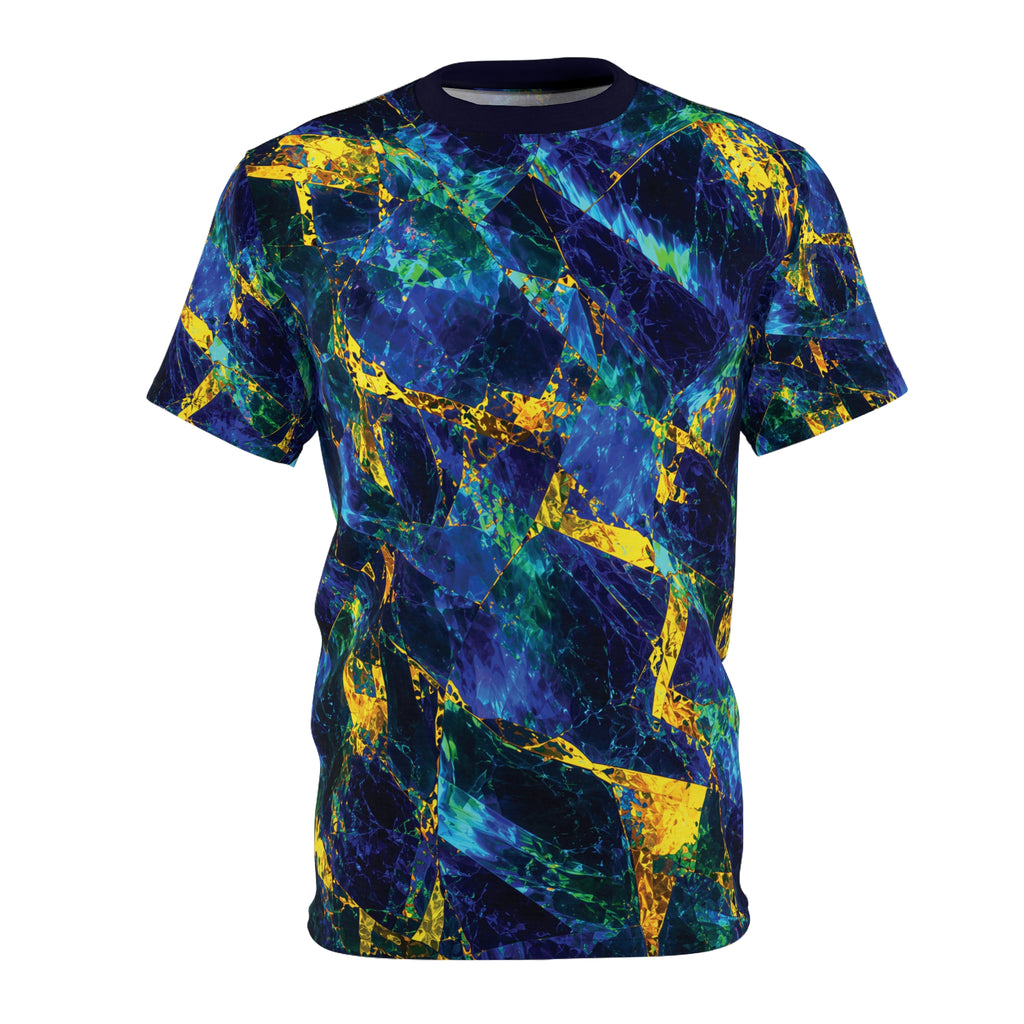 Blue Green Opal Tee Abyssal Gold Shard T-Shirt