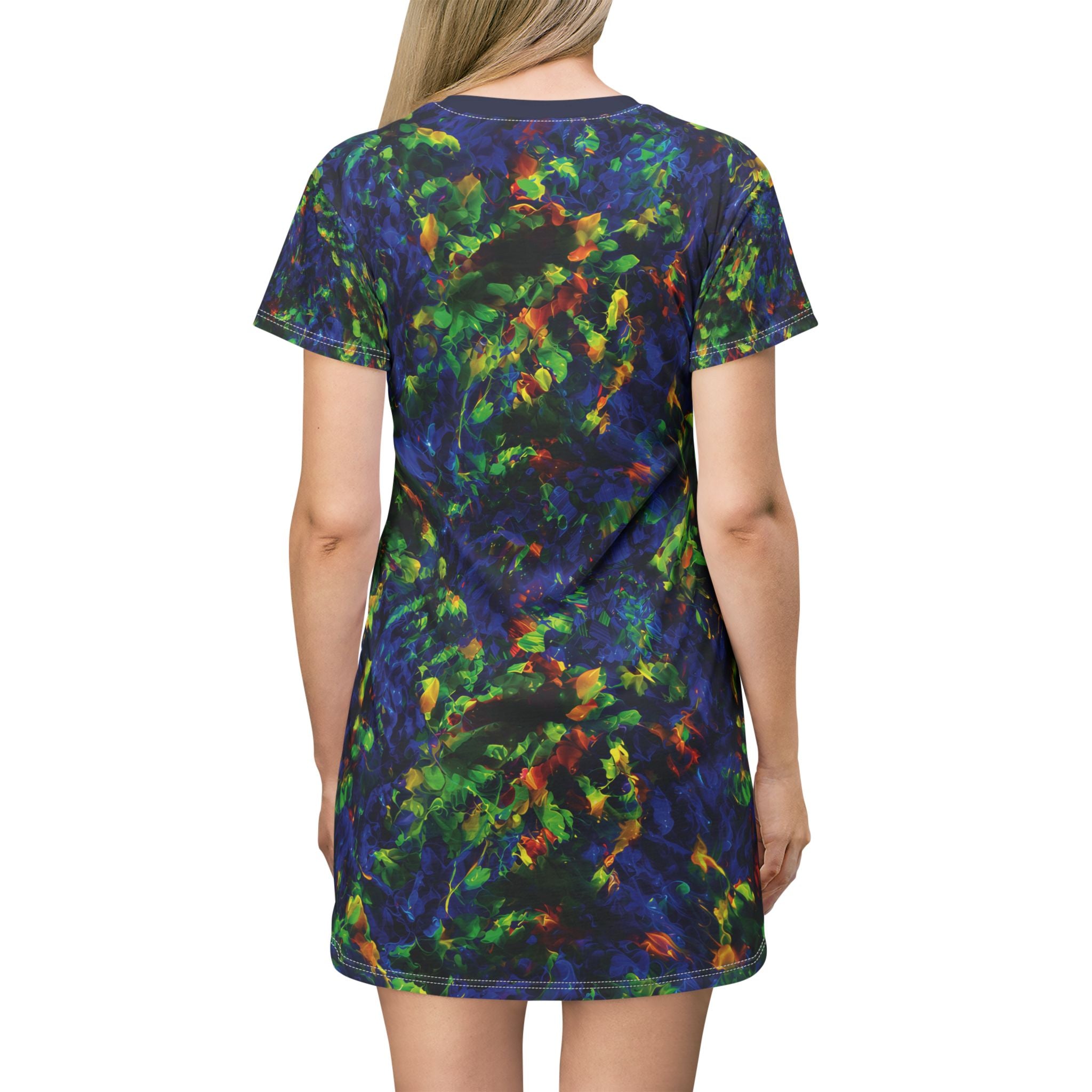 Opal Neon Floral T-Shirt Dress