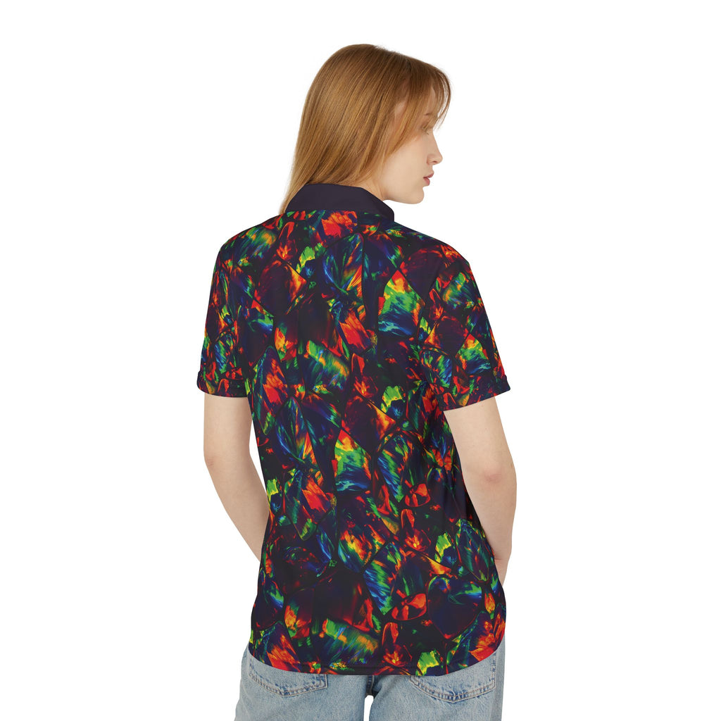 Boulder Opal Neon Marble Polo Shirt