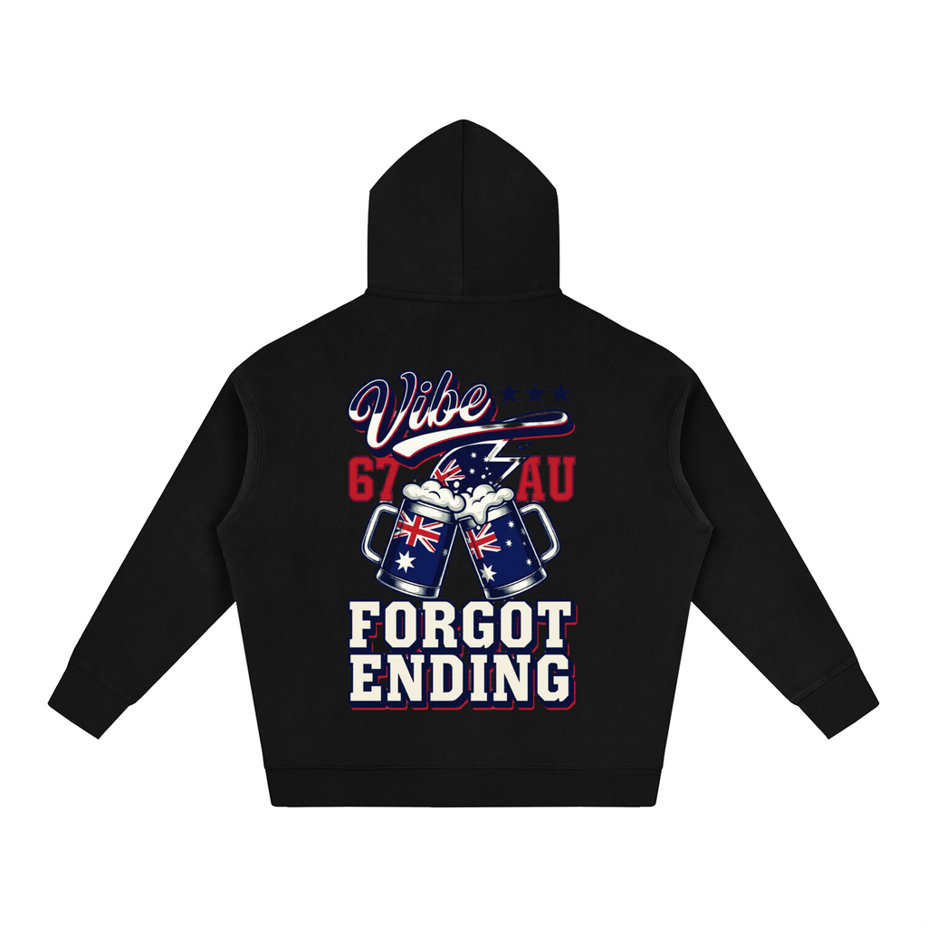 Not Another Clean Fit Australia Vibe Oversize Fleeced Hoodie