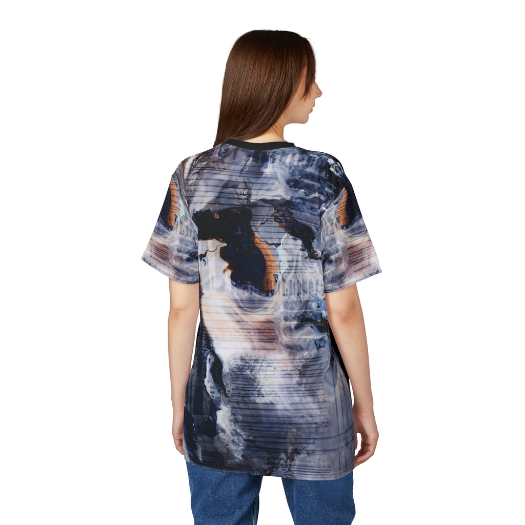 Opal Marble Swirl Tee Cut & Sew T-Shirt