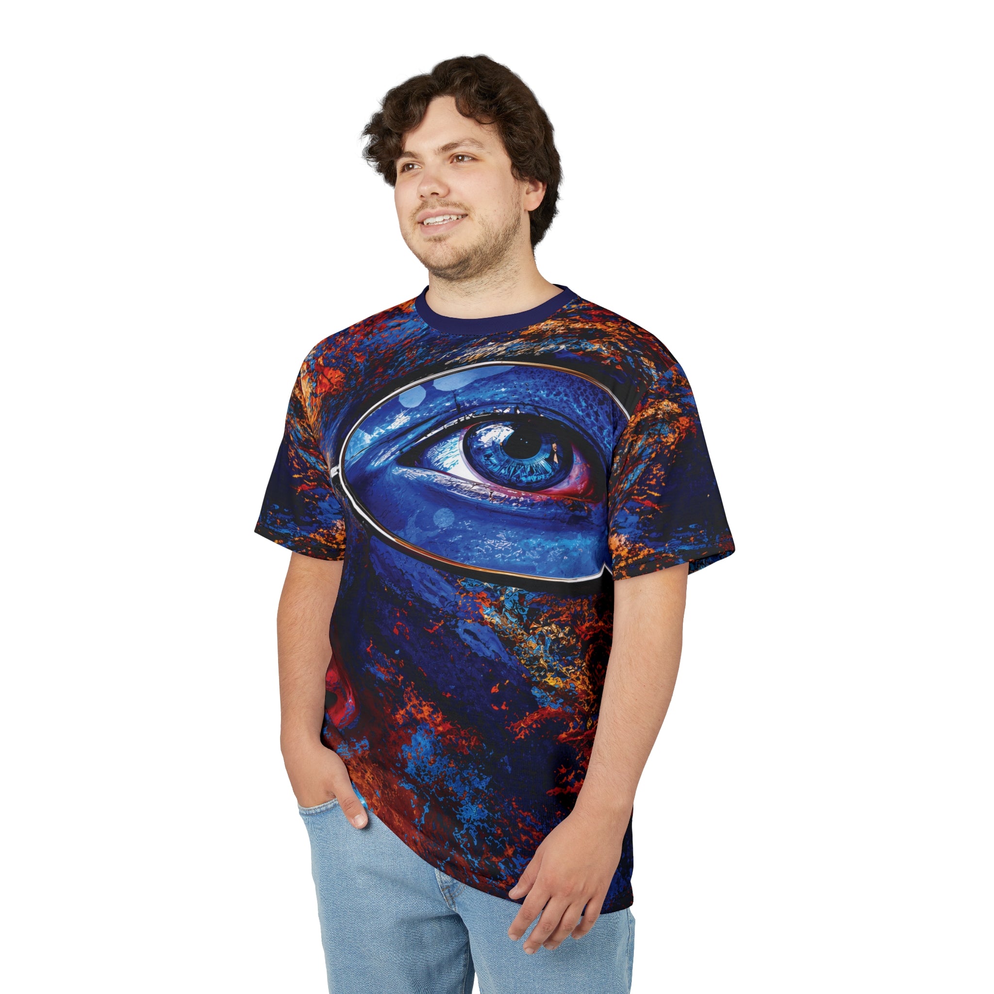 Cut & Sew Tee Opalface Blue Eye T-Shirt