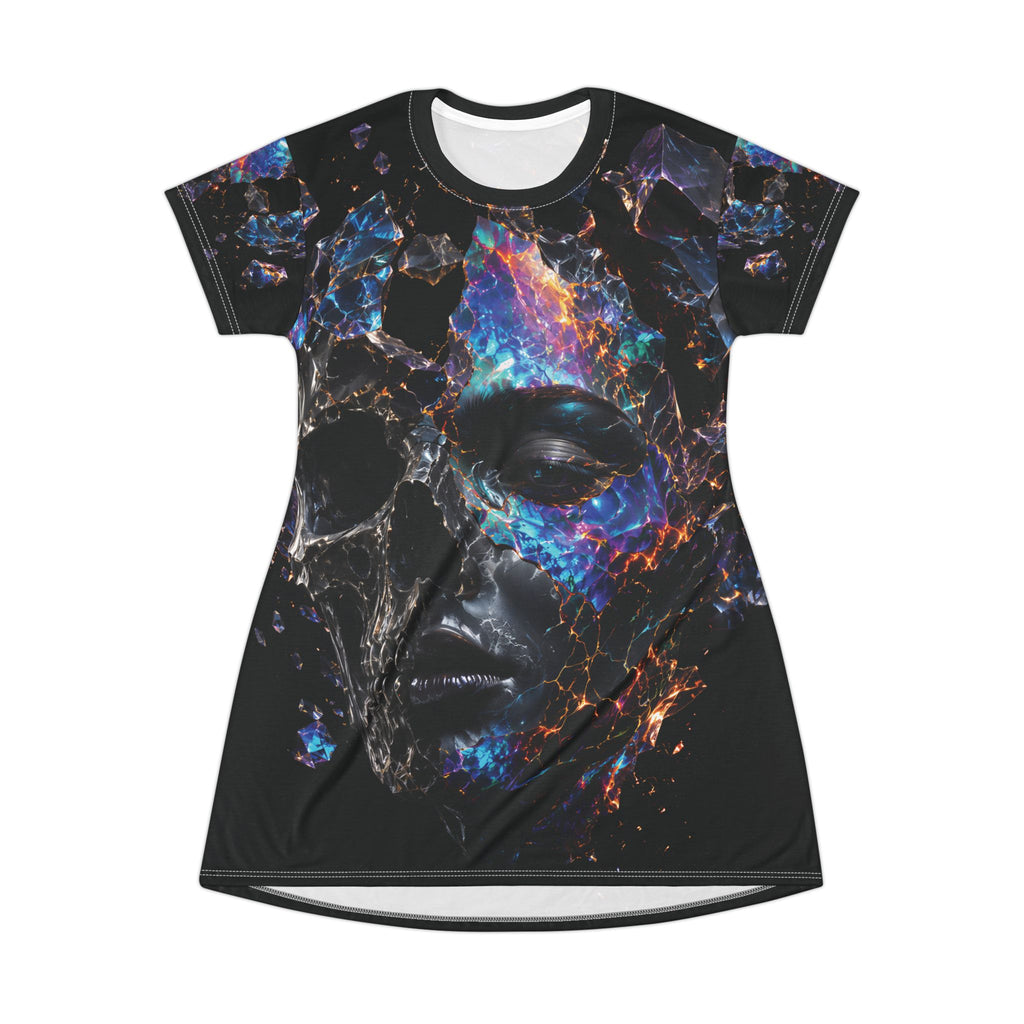 T‑Shirt Dress, Not Your Ordinary Crystal Shadow Tee Dress