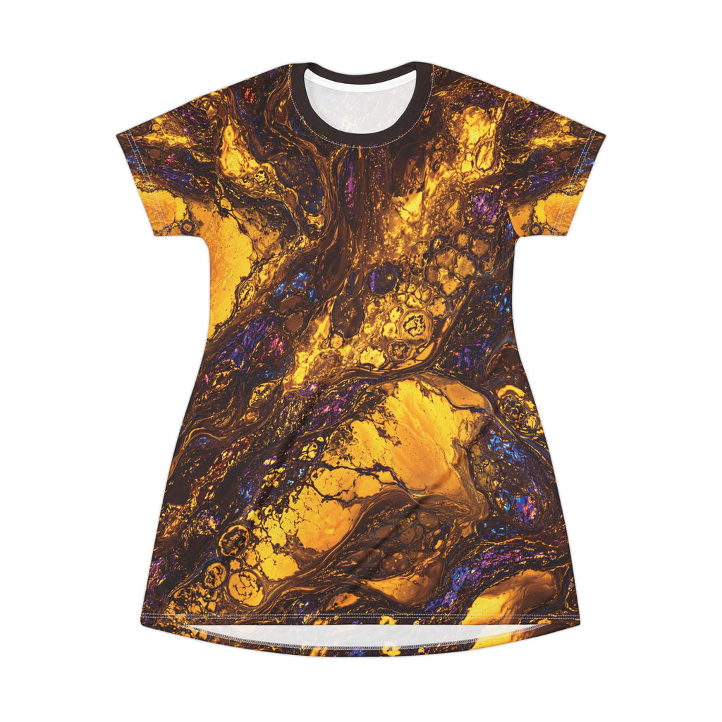 T-Shirt Dress, Not Your Ordinary Golden Earth Tee