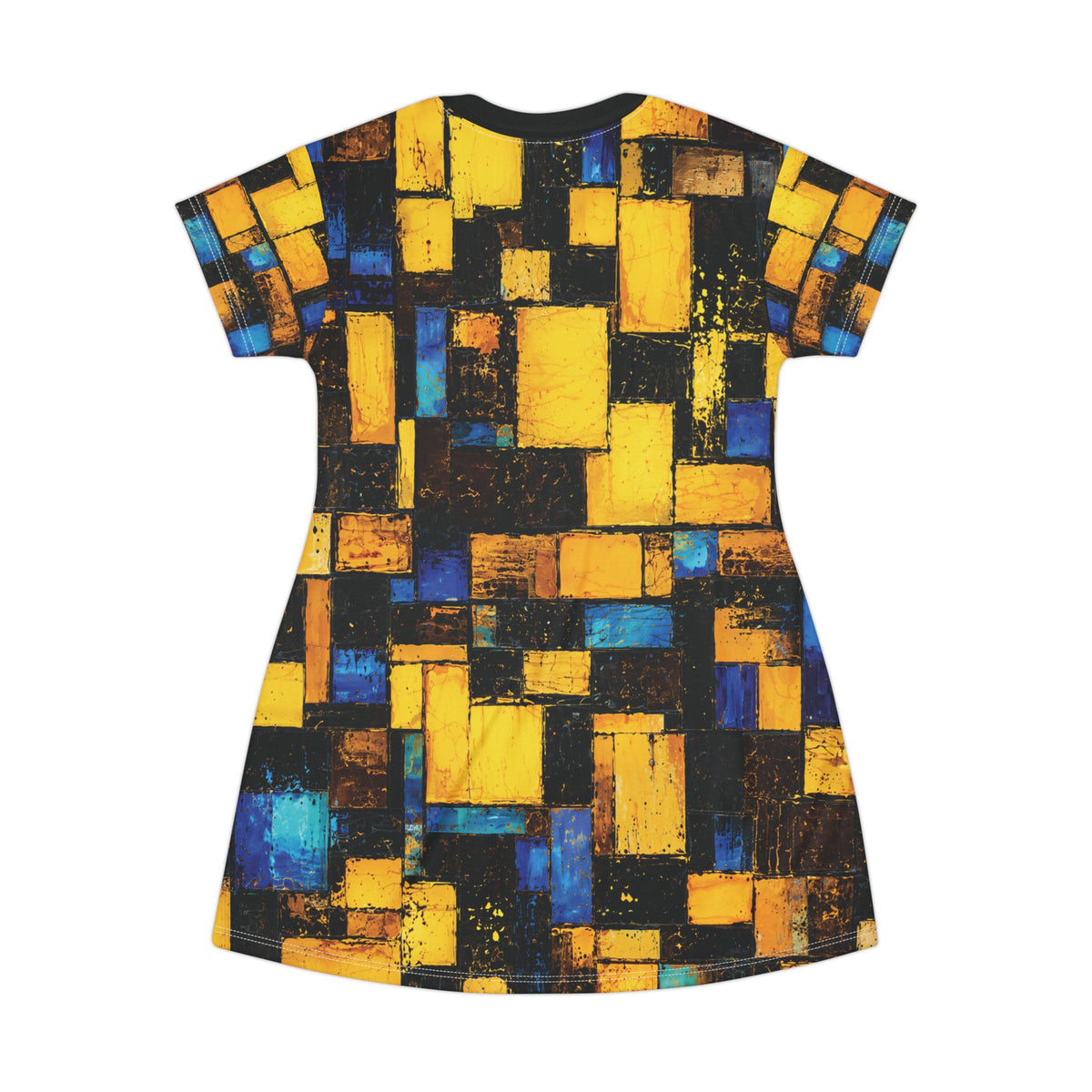 T-Shirt Dress, Not Your Basic Golden Opal Block