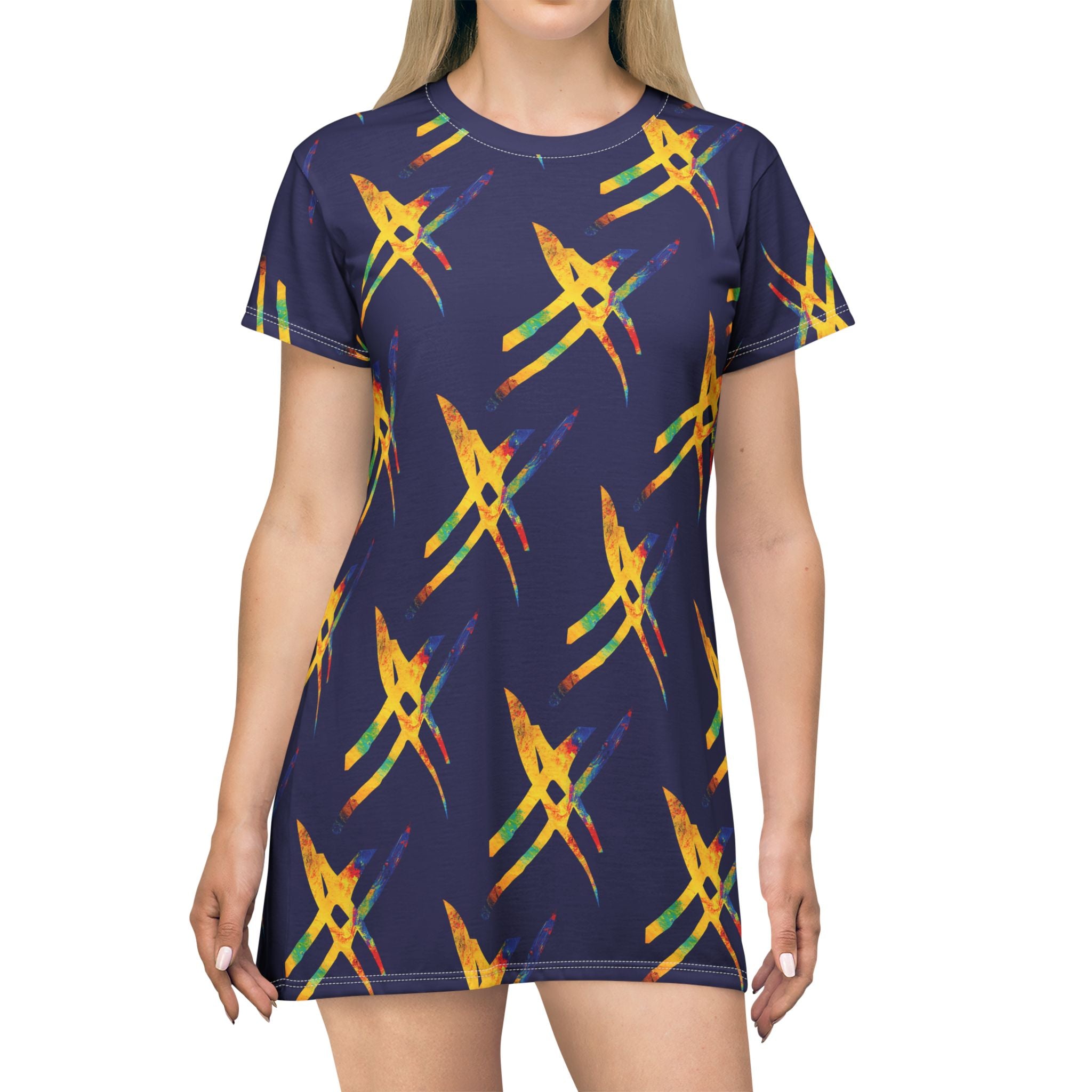 Not Your Usual Electric Flight T-Shirt Dress