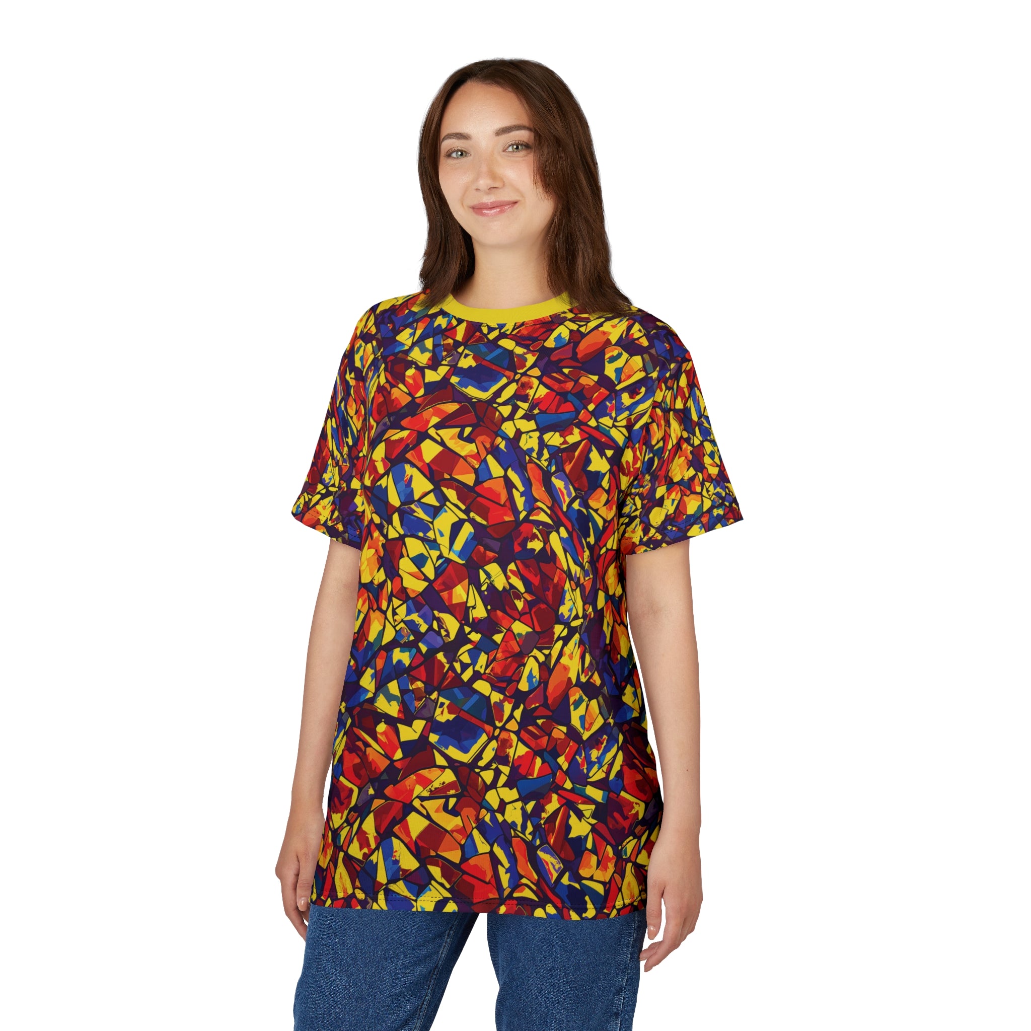 Primary Pulse Mosaic Tee All-Over Print T-Shirt