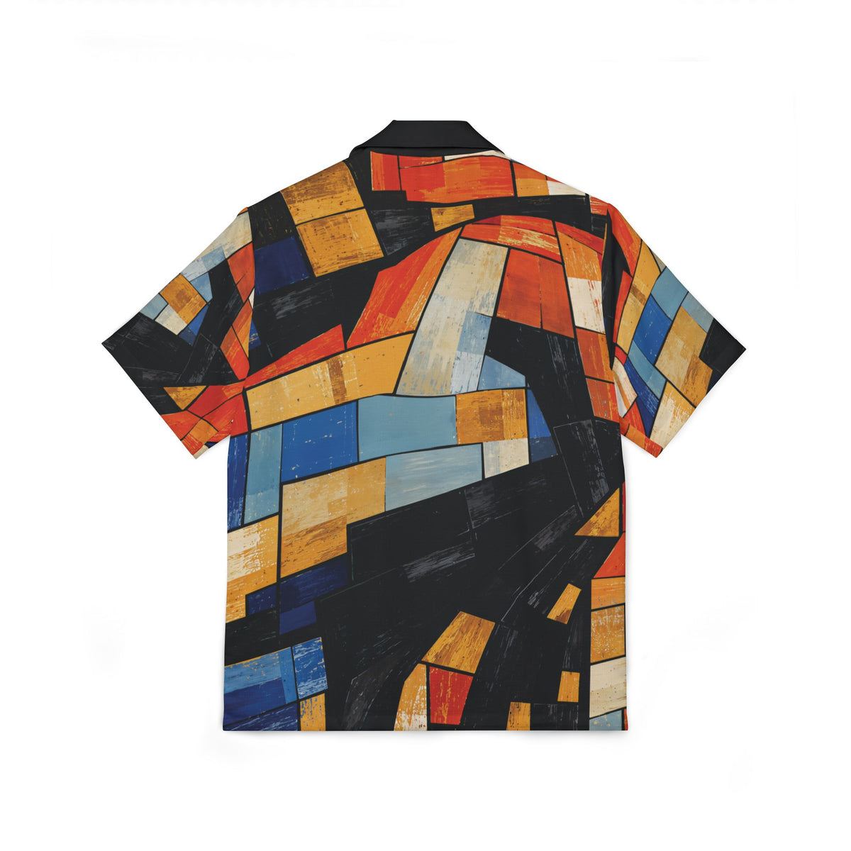 Hawaiian Shirt, Not Your Basic Opal Patchwork Hawaiian Shirt