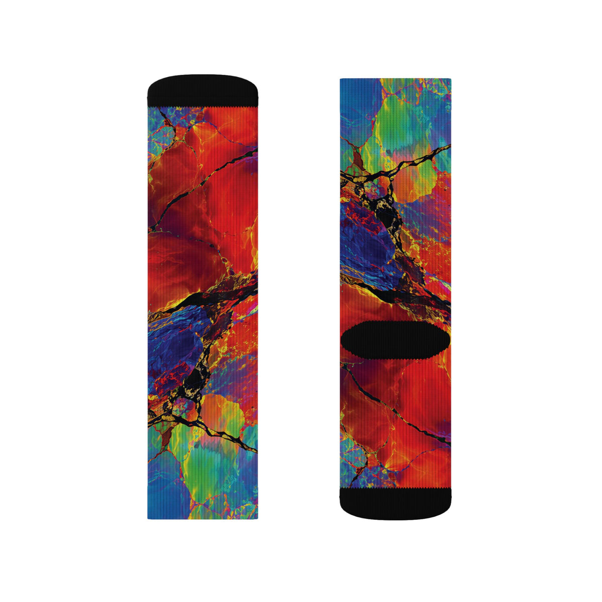 Socks, The Coolest Vibrant Art Crew Socks in Town