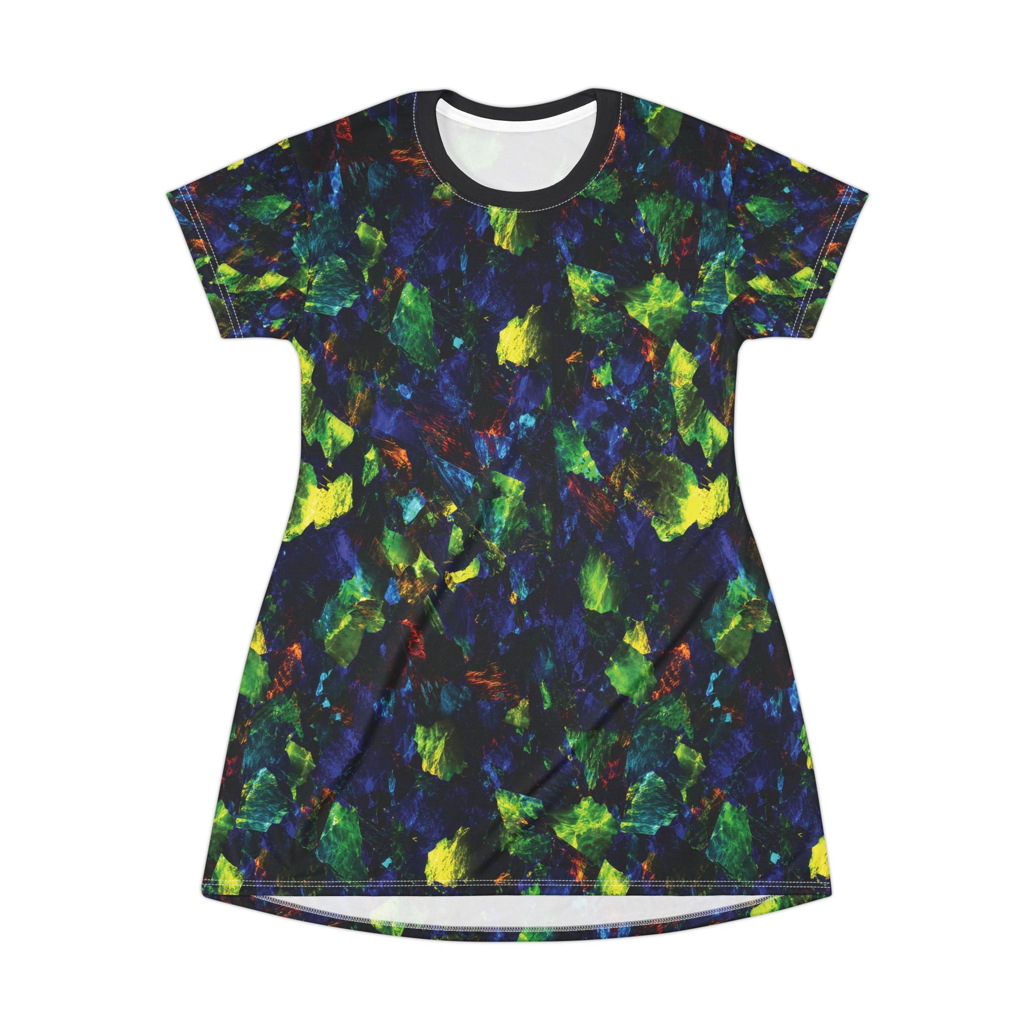 Opal Paint Splatter T-Shirt Dress