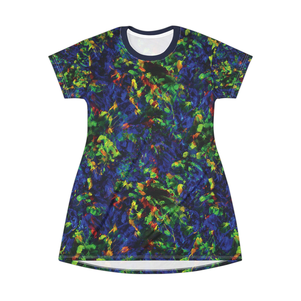 Opal Neon Floral T-Shirt Dress