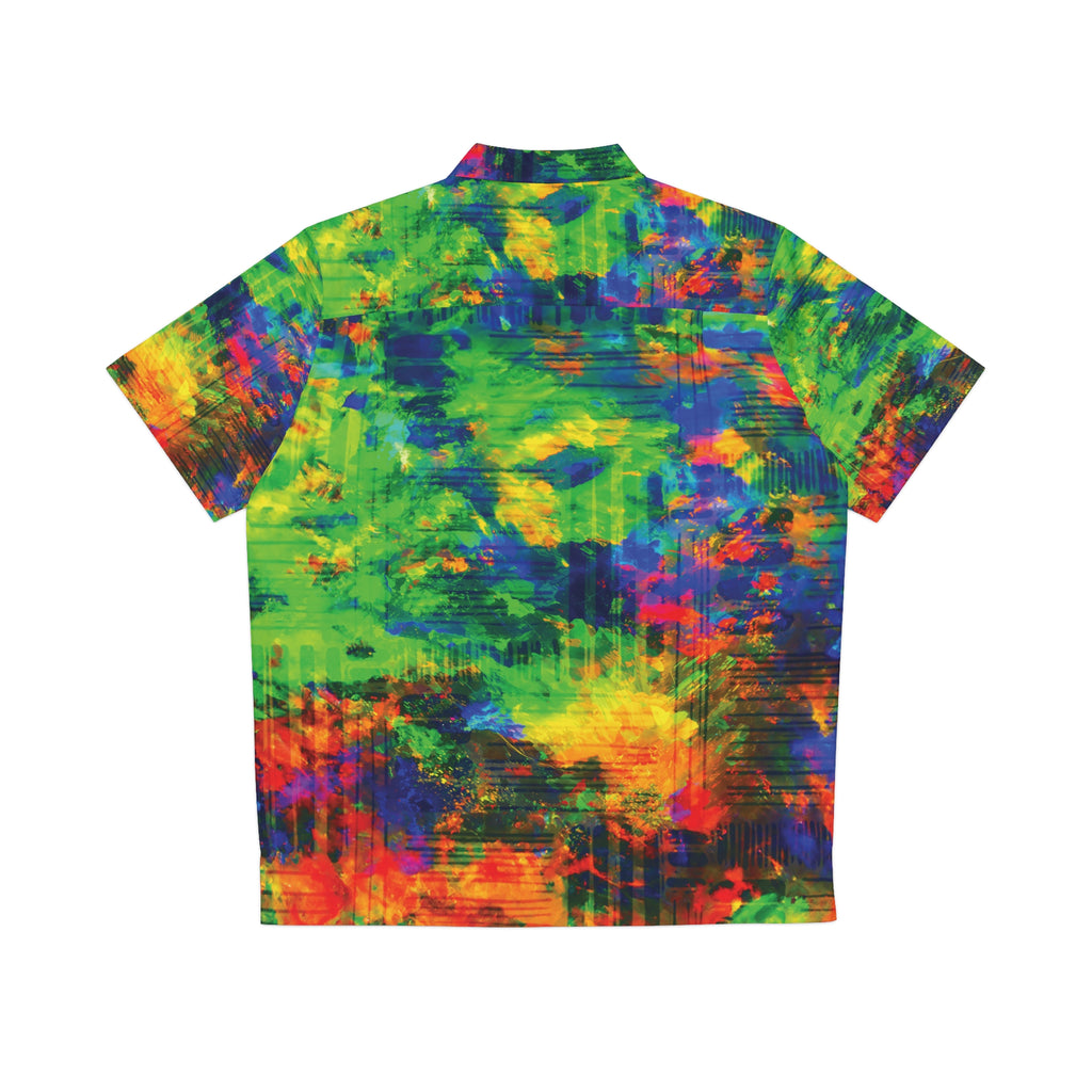 Not Wearing The Same As Everyone Coober Opal Neon Tropics Hawaiian Shirt