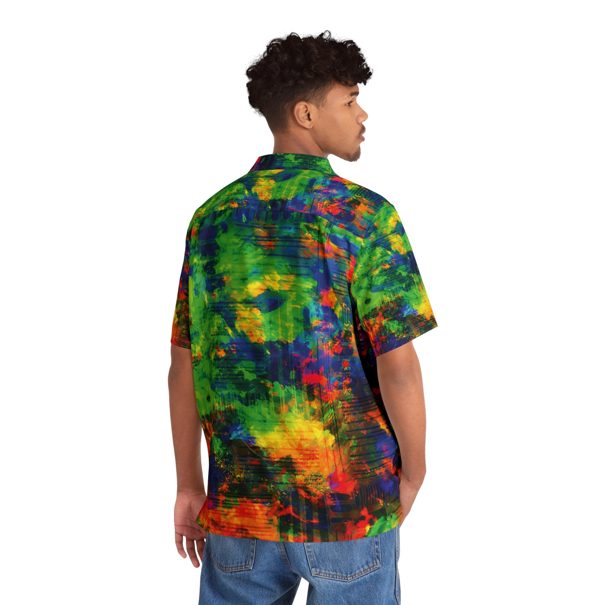 Not Wearing The Same As Everyone Coober Opal Neon Tropics Hawaiian Shirt