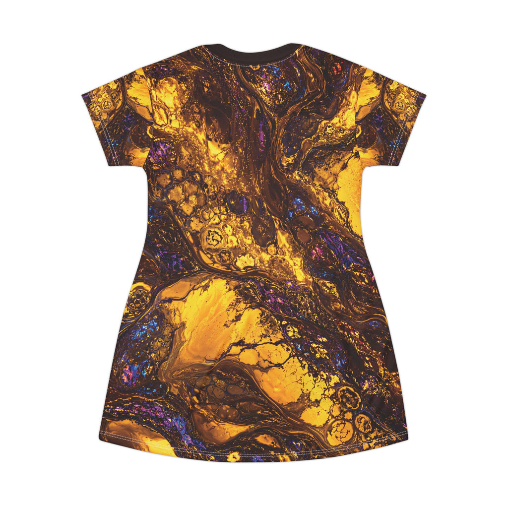 T-Shirt Dress, Not Your Ordinary Golden Earth Tee
