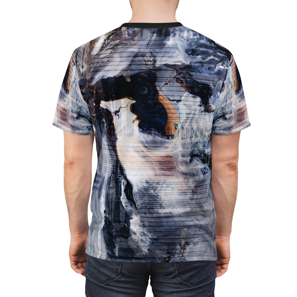 Opal Marble Swirl Tee Cut & Sew T-Shirt
