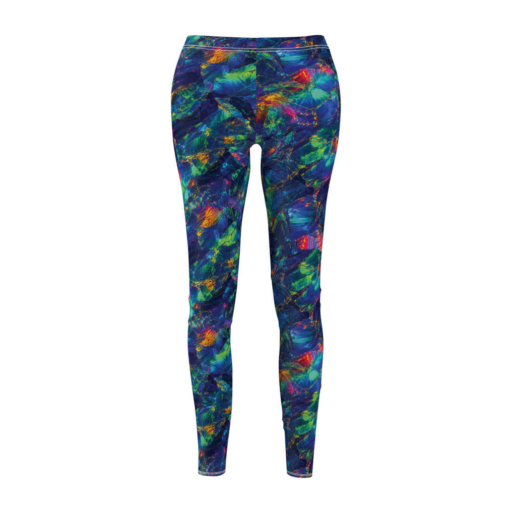Slim Fit Leggings Opal Tie Dye Leggings Colorful Blue Green