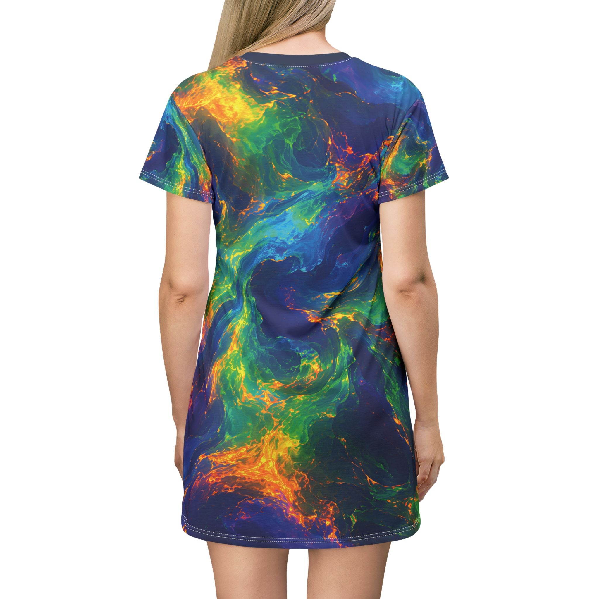 T-Shirt Dress, Not Your Ordinary Galaxy Nebula Tee