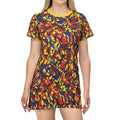 Opal Glass Pattern T-Shirt Dress