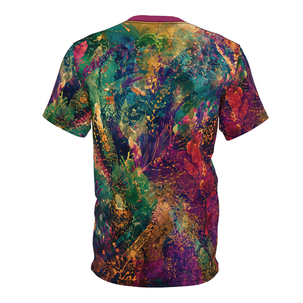 Colorburst Sunglasses Neon Muse Portrait Tee Graphic T‑Shirt