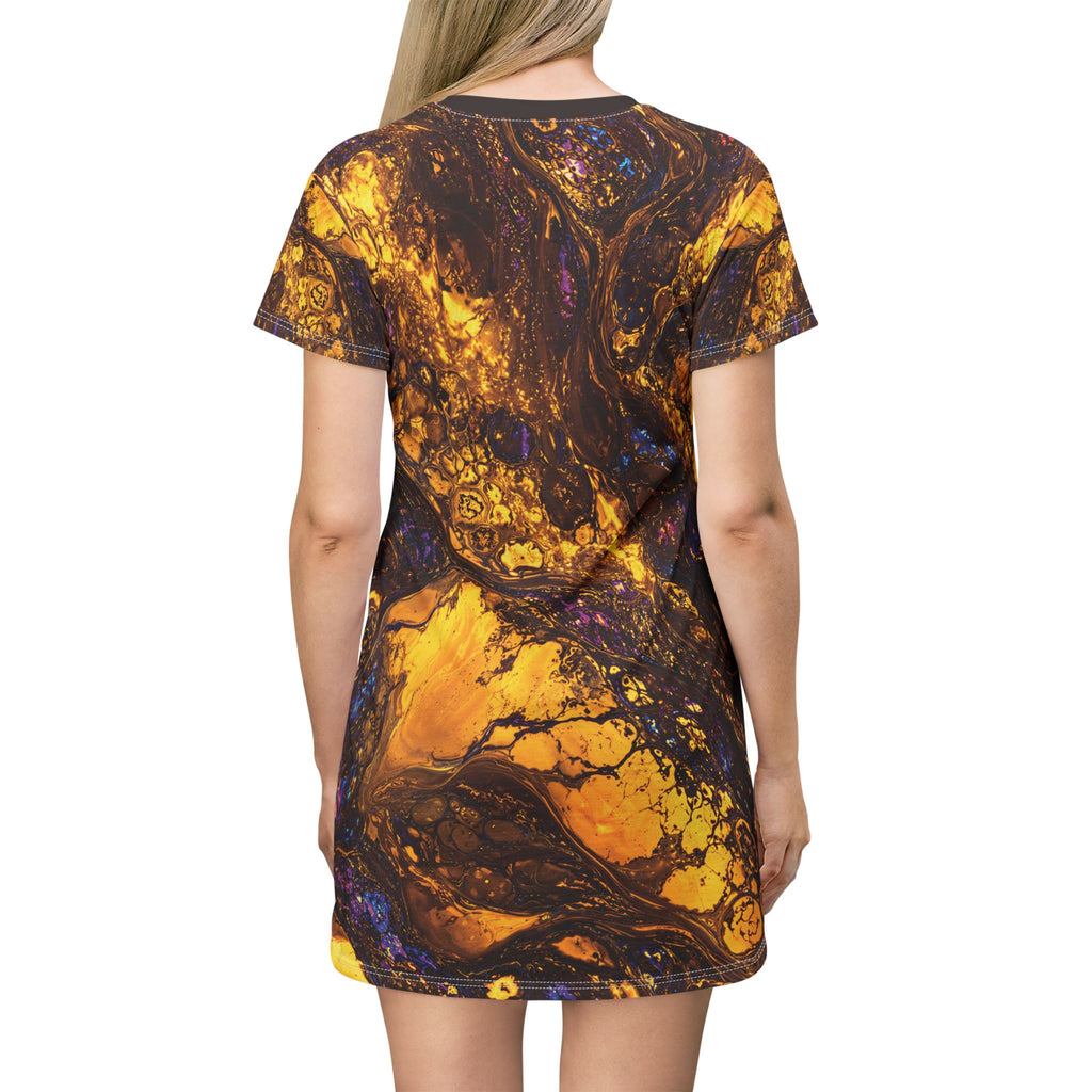 T-Shirt Dress, Not Your Ordinary Golden Earth Tee